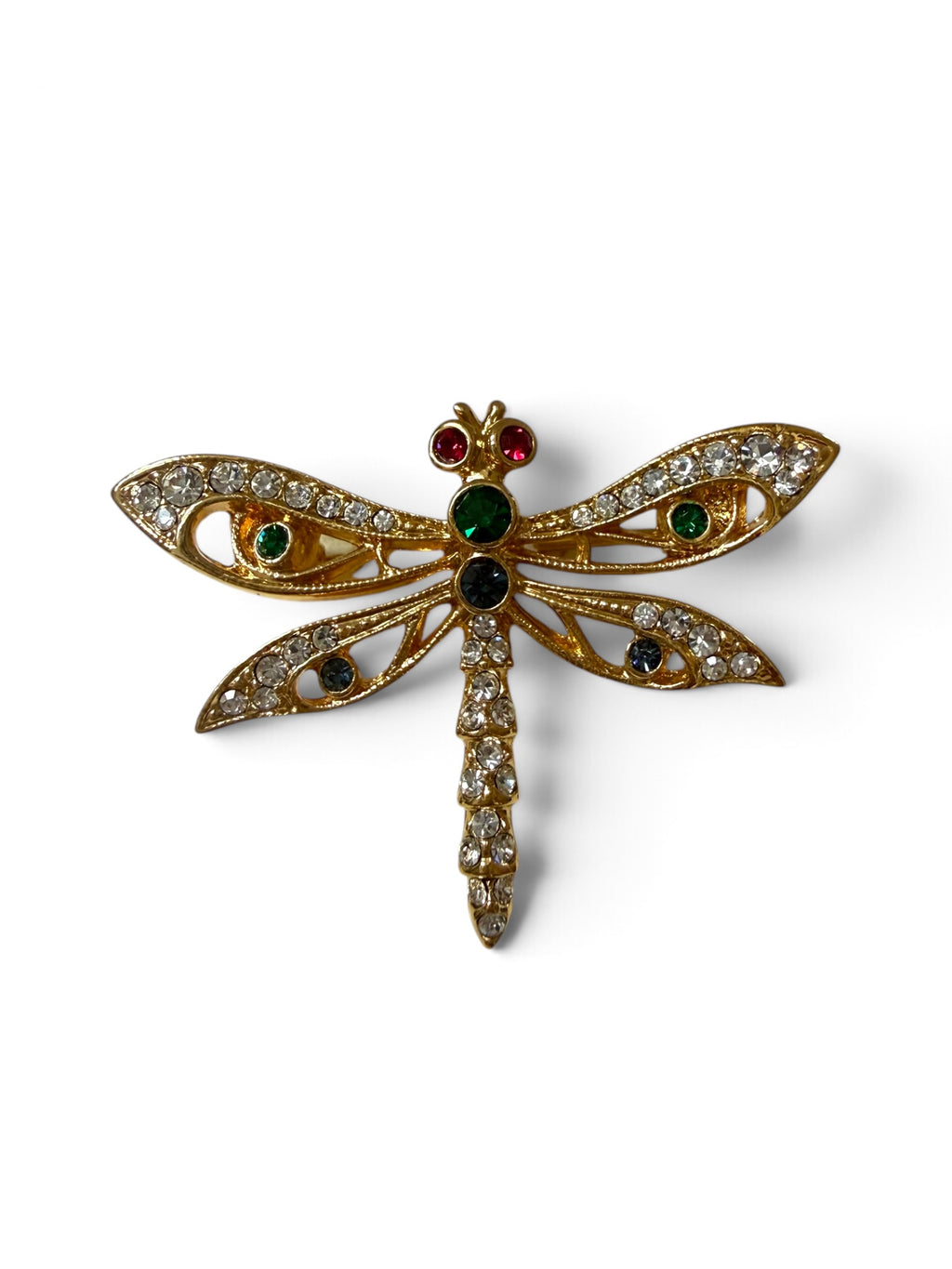 Vintage Attwood & Sawyer Dragonfly Brooch | Signed A&S, Original Box
