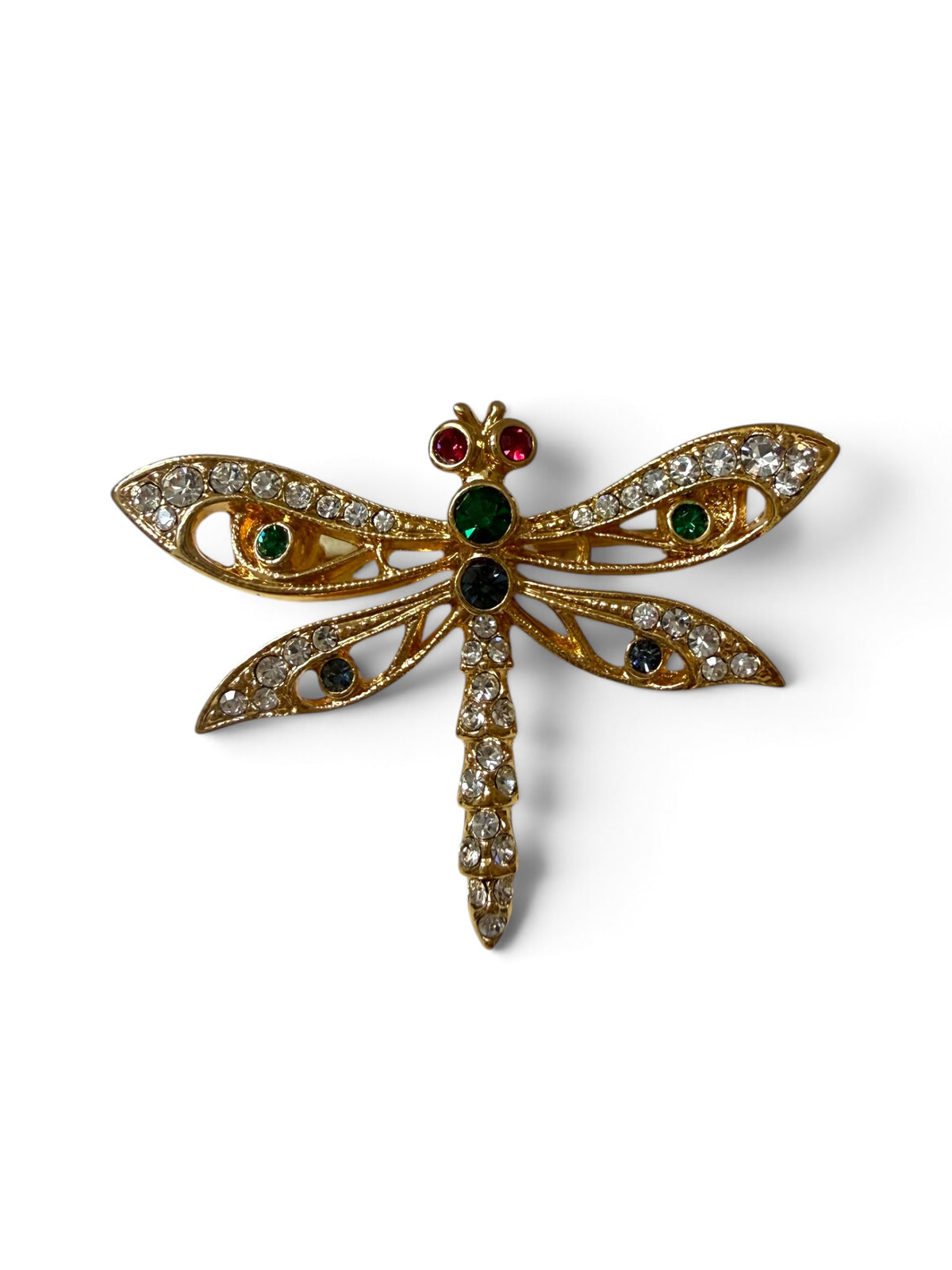 Vintage Attwood & Sawyer Dragonfly Brooch | Signed A&S, Original Box