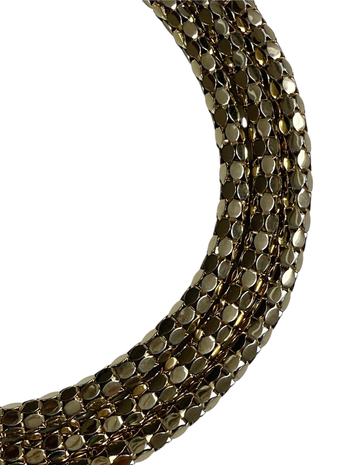 Givenchy Gold Tone Triple Strand Necklace