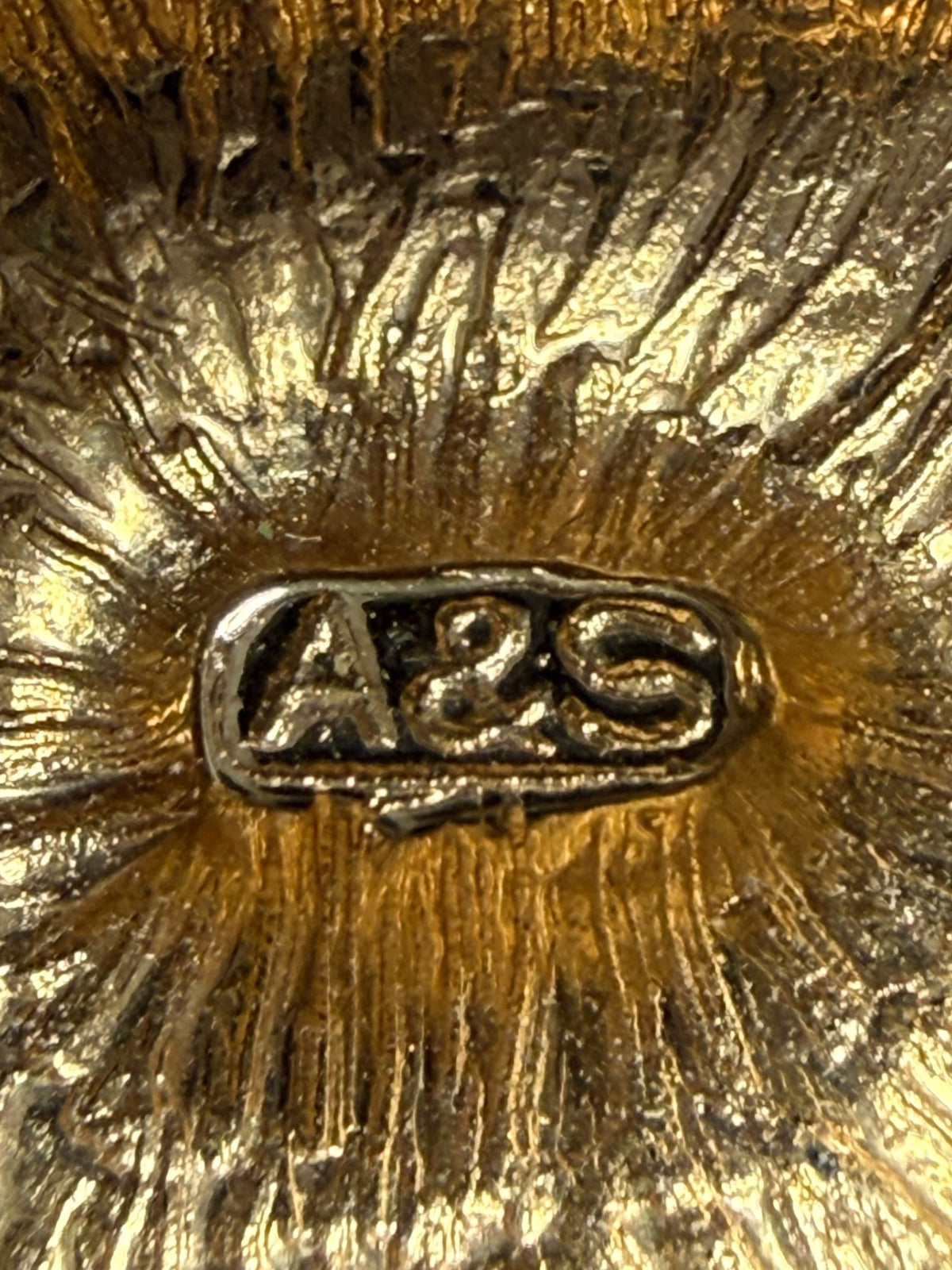 Vintage Attwood & Sawyer Turtle Brooch, Signed A&S, circa 1980s