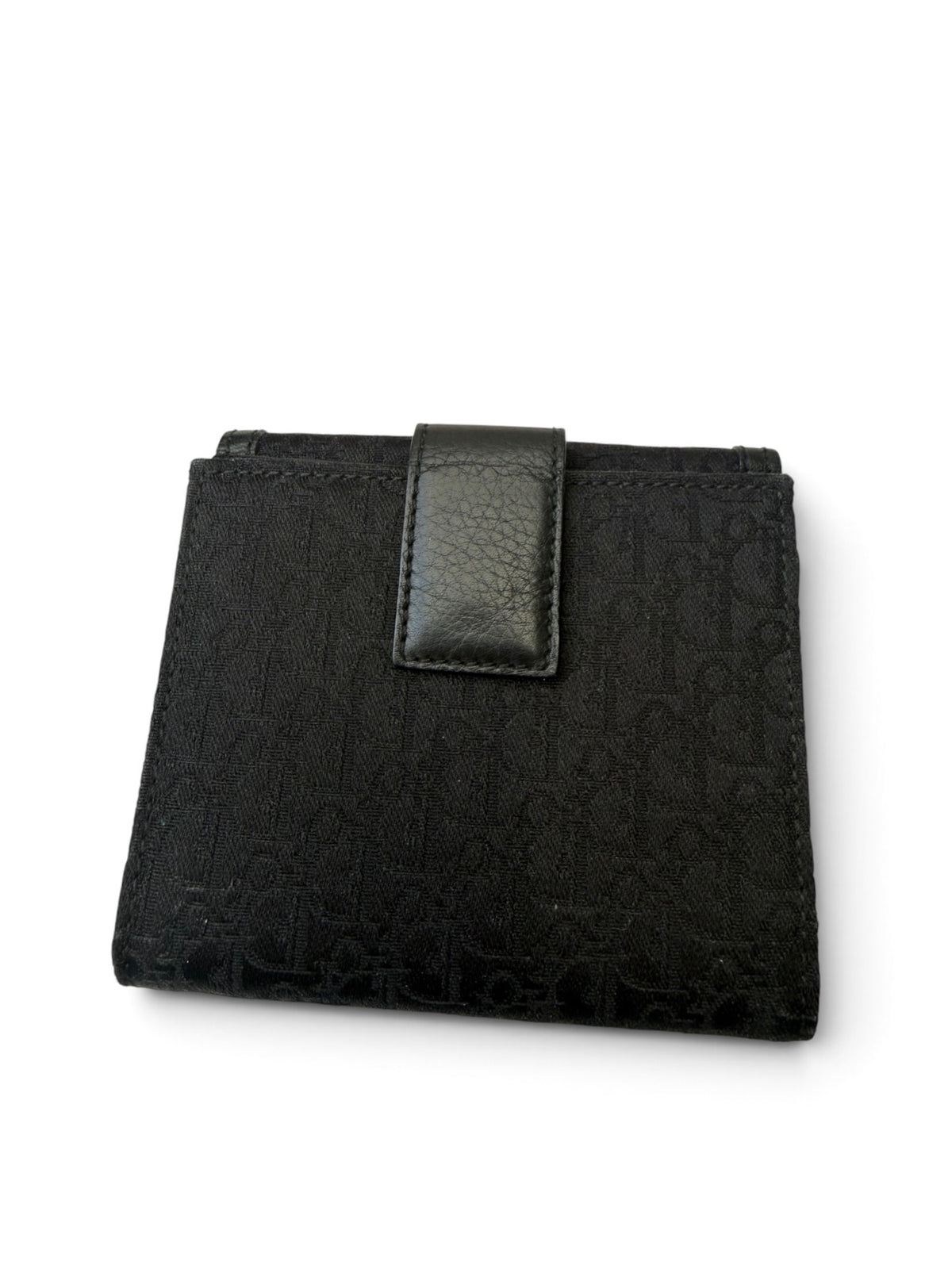 Christian Dior Street Chic Messenger Bag – Black Oblique Canvas & Leather, 2006, with Matching Wallet