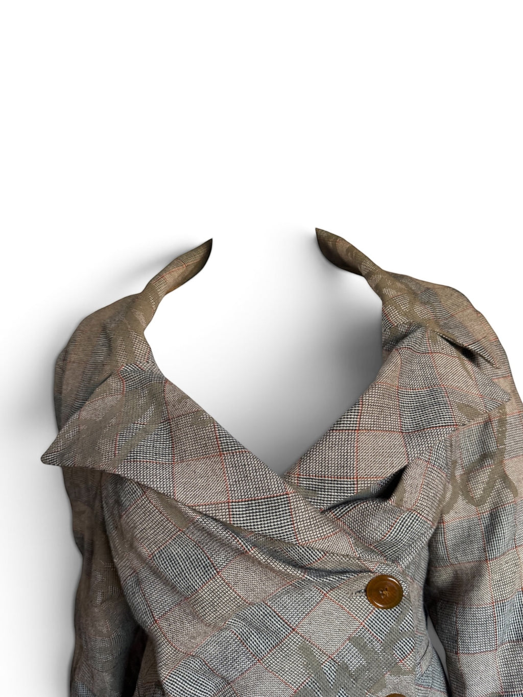 Vivienne Westwood Red Label Plaid Cropped Jacket, UK 12, Made in Italy