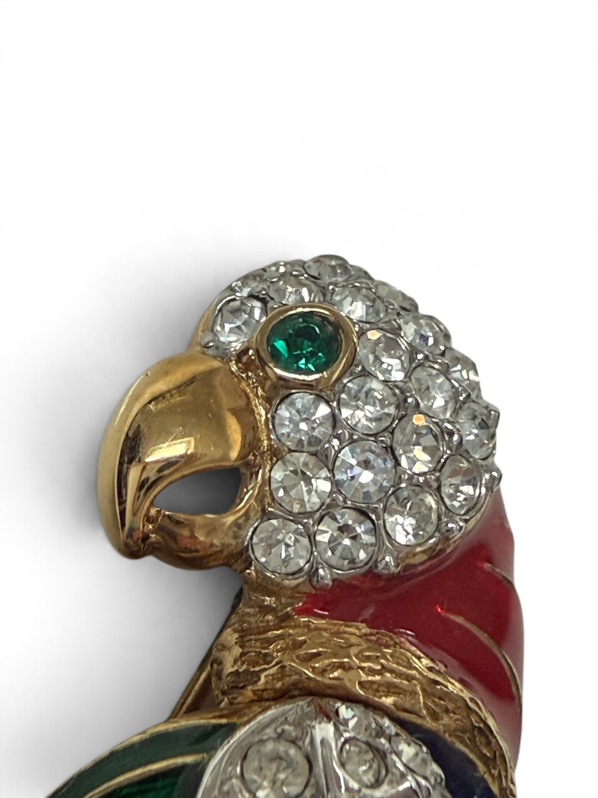 Attwood & Sawyer Vintage 22ct Gold Plated Swan Brooch with Swarovski Crystals (Copy)