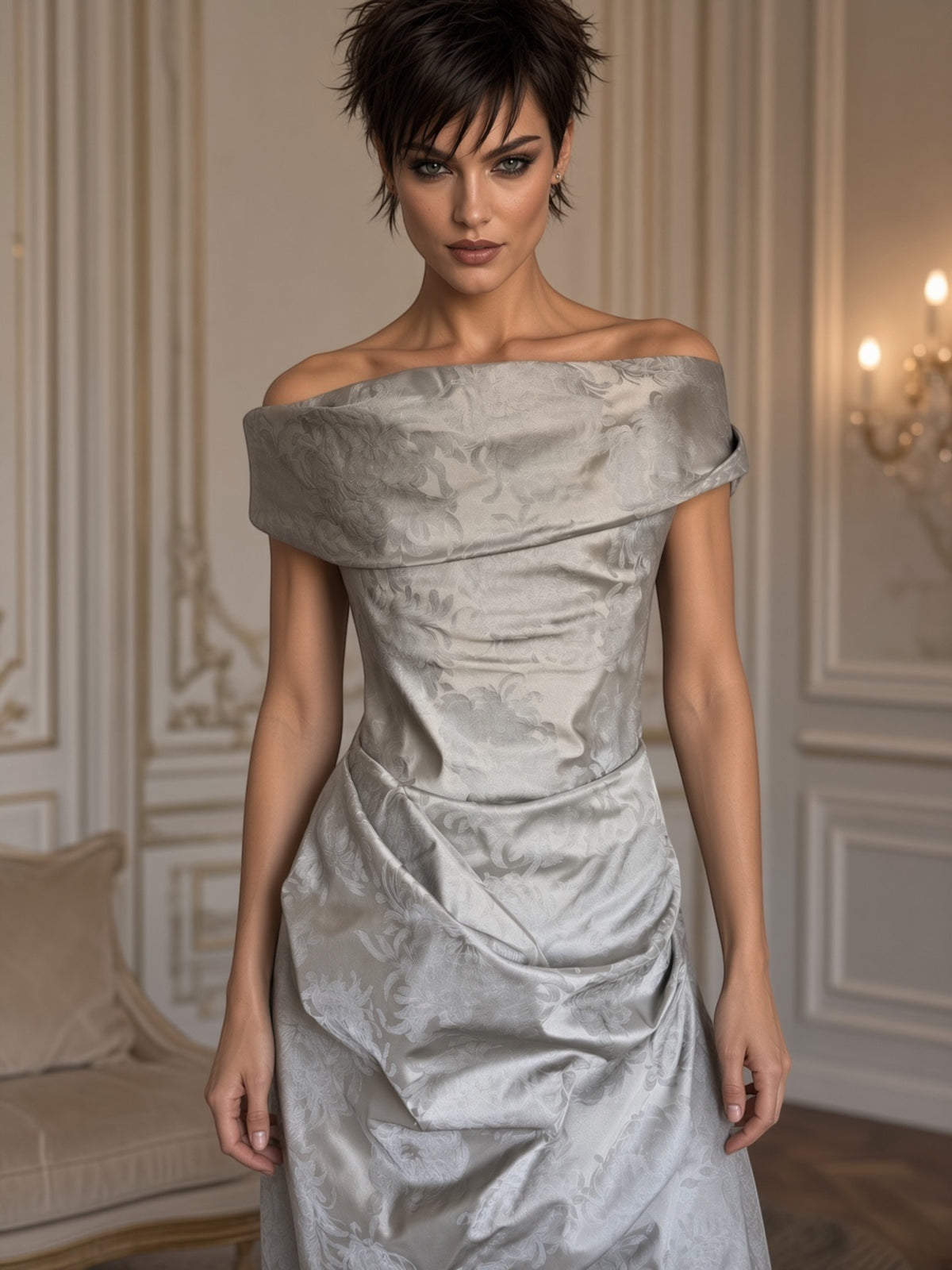 Vivienne Westwood Red Label Grey Boned Corset Dress With Tags