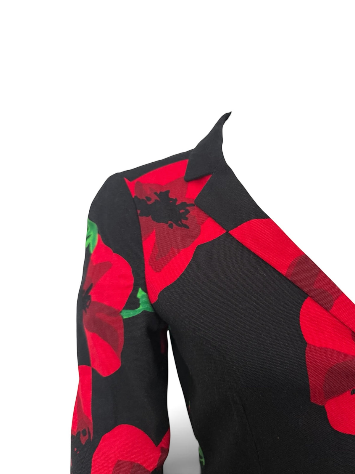 Moschino Cheap & Chic Poppy Print Cotton Blazer, UK 8 EU 36