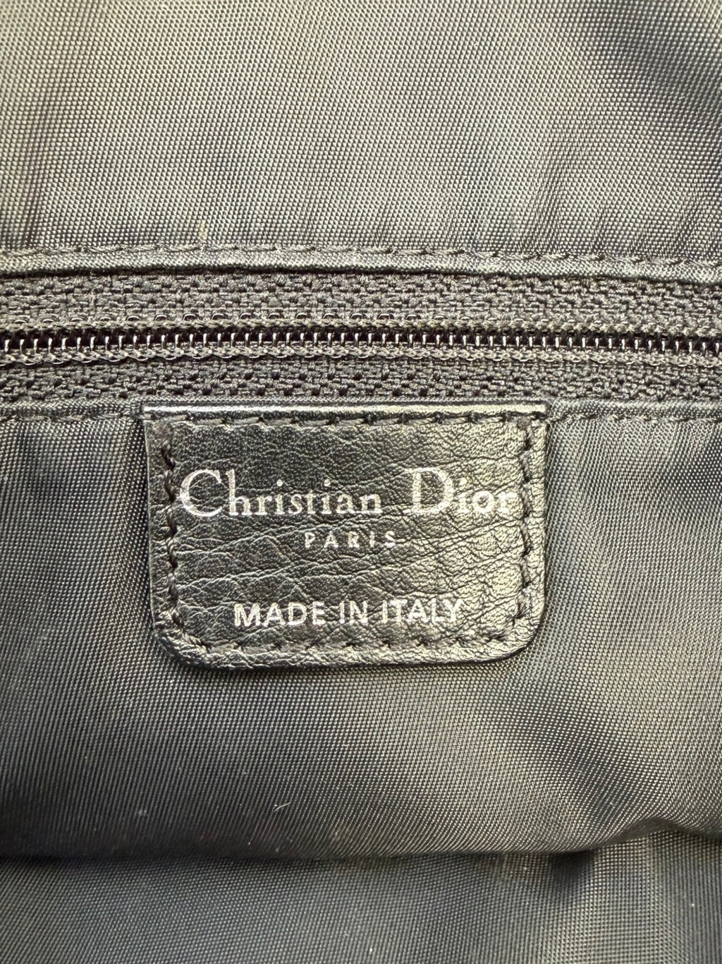 Christian Dior Street Chic Messenger Bag – Black Oblique Canvas & Leather, 2006, with Matching Wallet