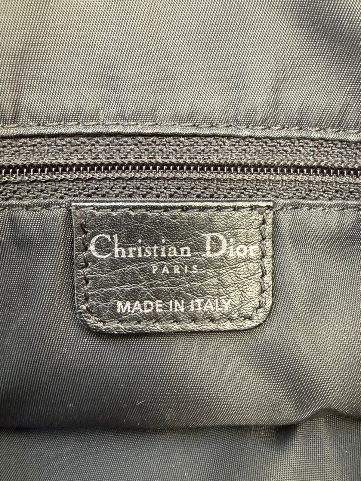 Christian Dior Street Chic Messenger Bag – Black Oblique Canvas & Leather, 2006, with Matching Wallet