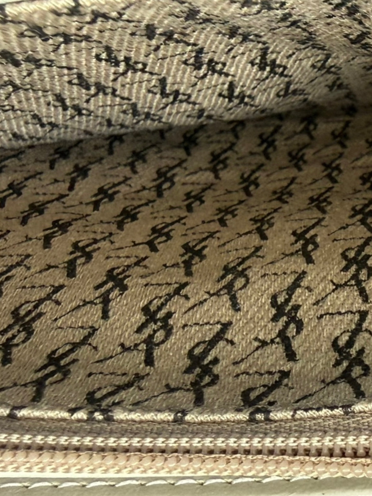 Yves Saint Laurent Pale Grey Chevron Quilted Leather Envelope Clutch, circa 1980s