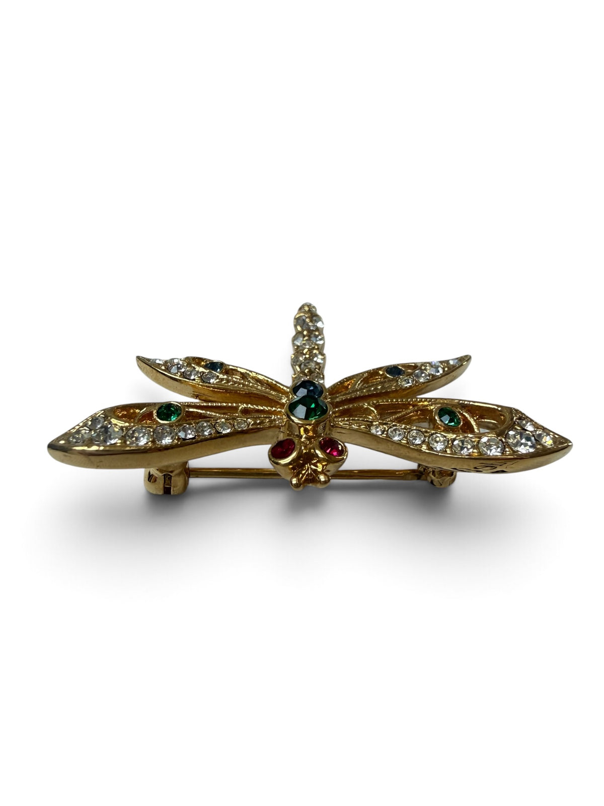Vintage Attwood & Sawyer Dragonfly Brooch | Signed A&S, Original Box