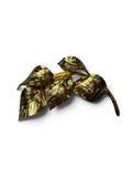 Vintage 1961 Grossé Germany Gold-Plated Leaf Branch Brooch – Henkel & Grossé