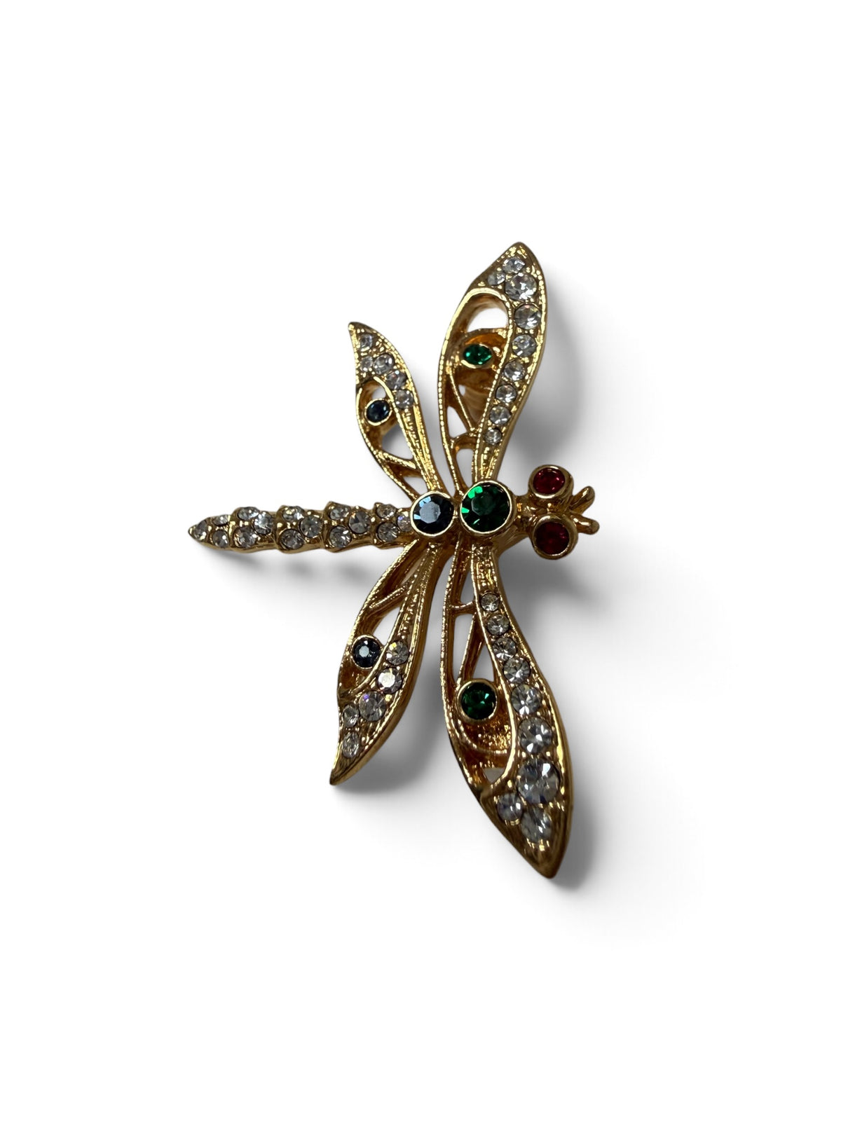 Vintage Attwood & Sawyer Dragonfly Brooch | Signed A&S, Original Box