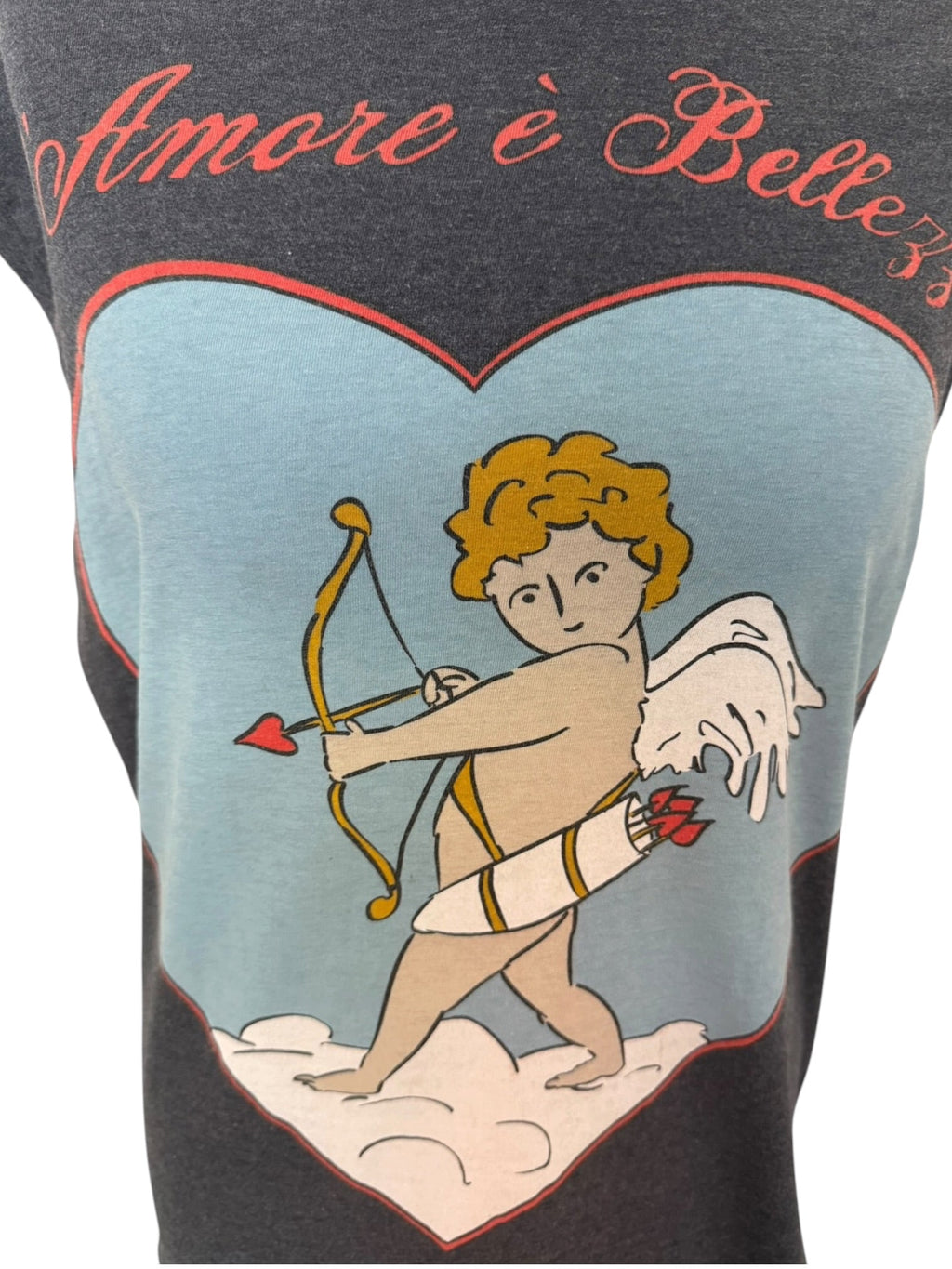 Dolce & Gabbana Cupid Heart Tank Top in Gray