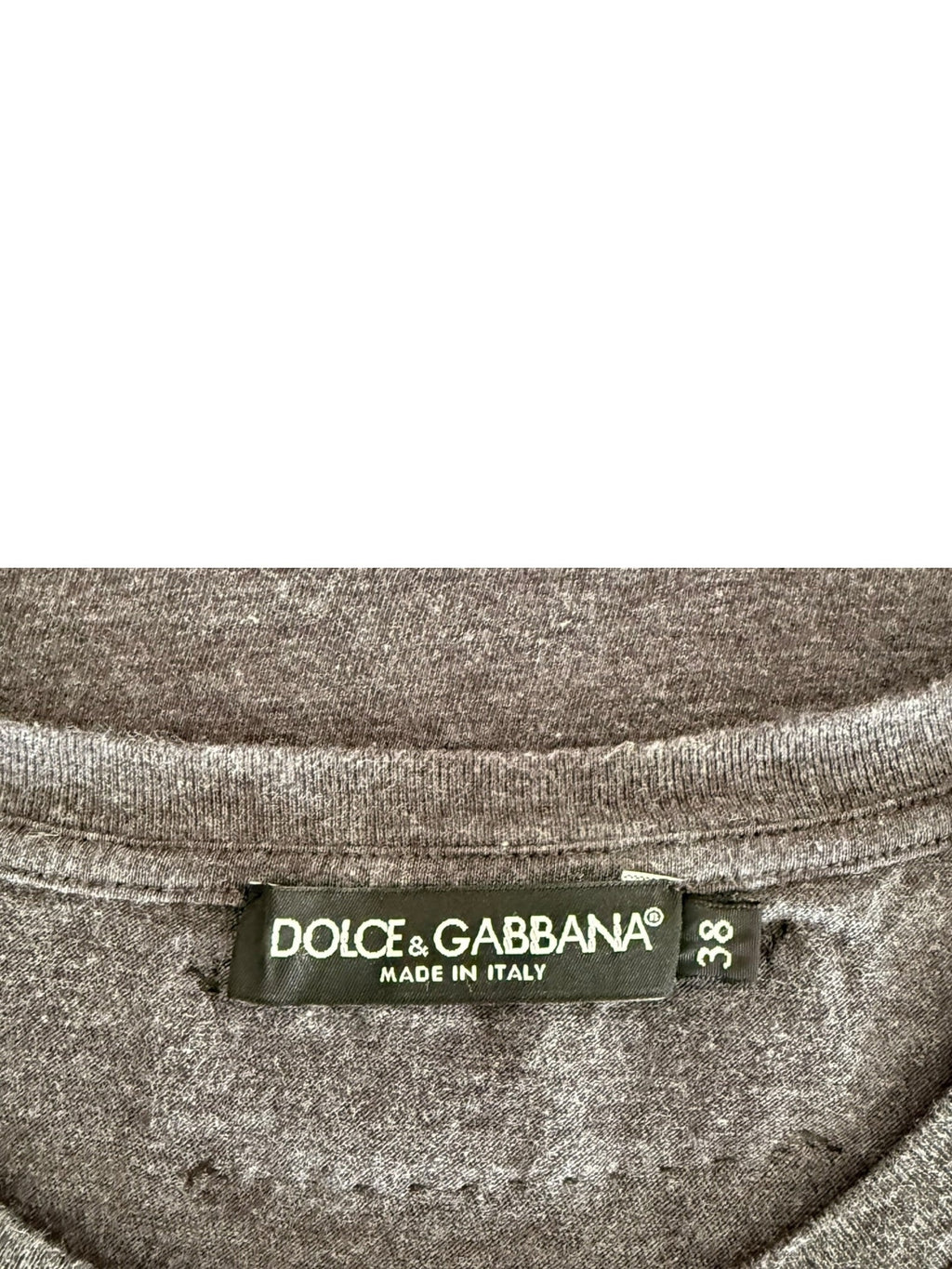Dolce & Gabbana Cupid Heart Tank Top in Gray