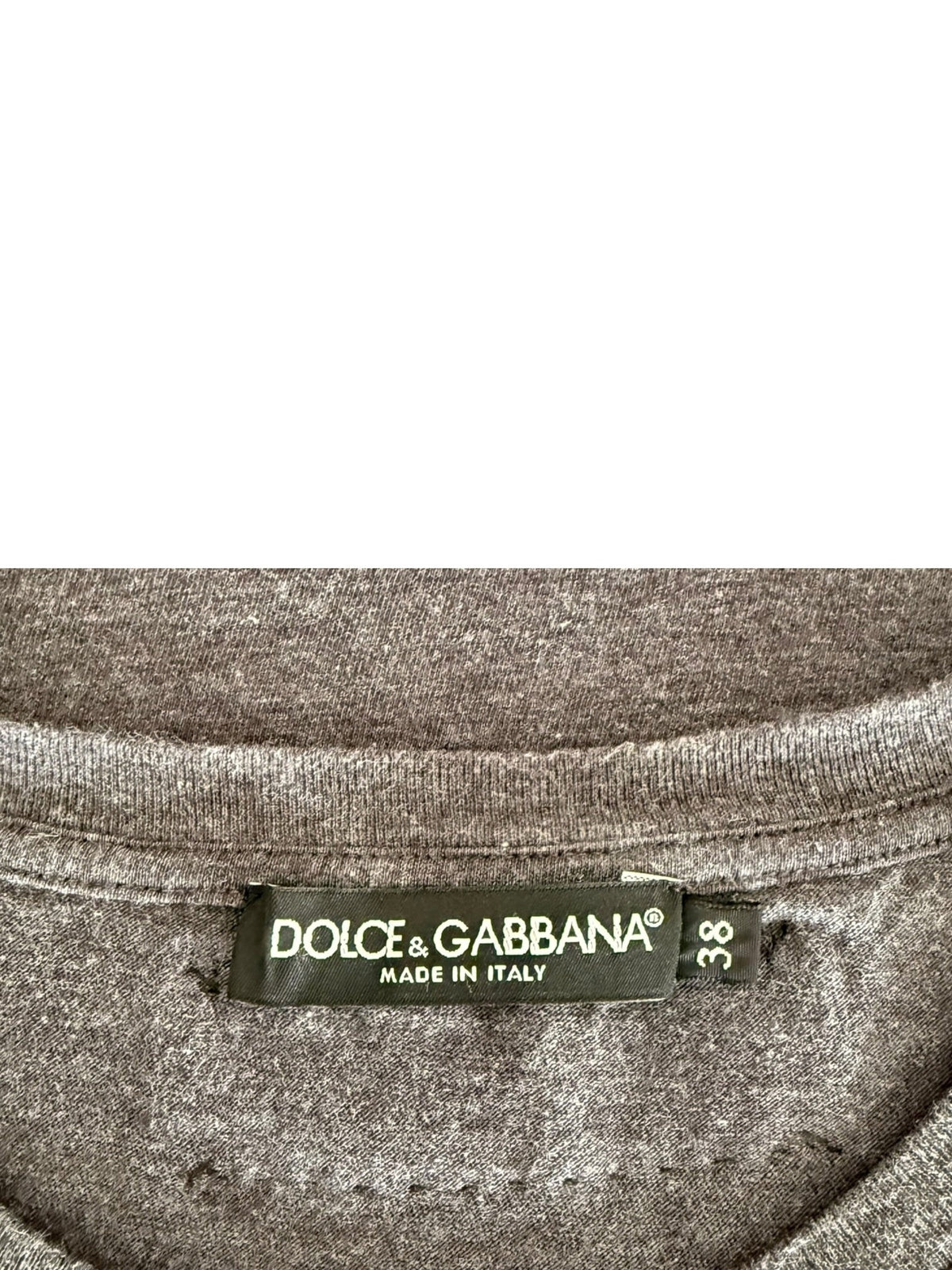 Dolce & Gabbana Cupid Heart Tank Top in Gray