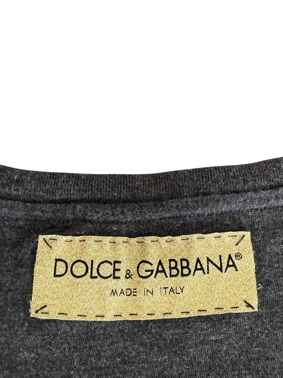 Dolce & Gabbana Cupid Heart Tank Top in Gray