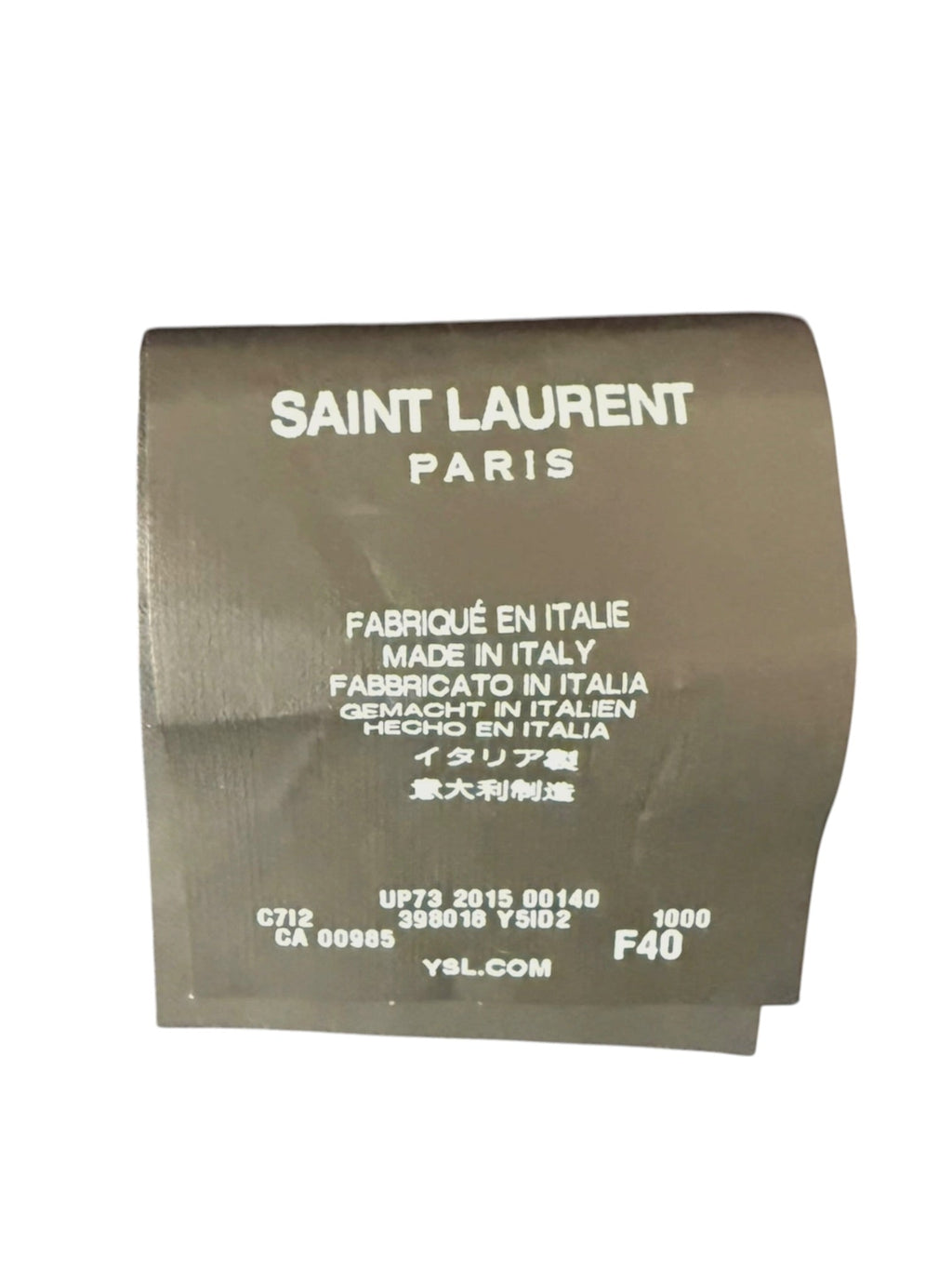 Saint Laurent Paris Black Leather Mini Skirt