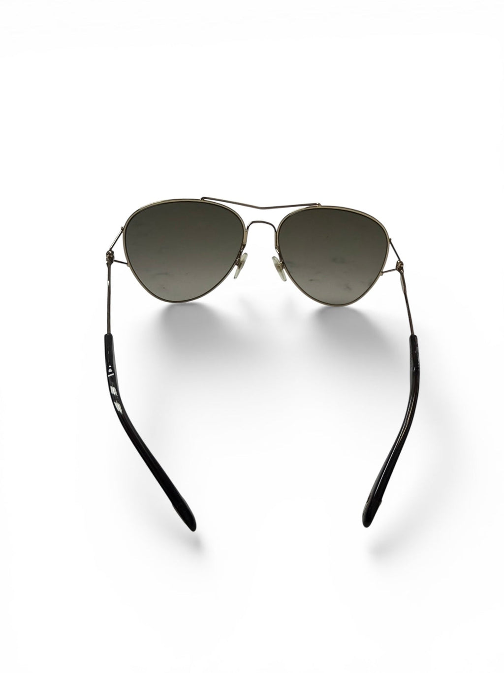 Givenchy Aviator Style Gold Tone Sunglasses