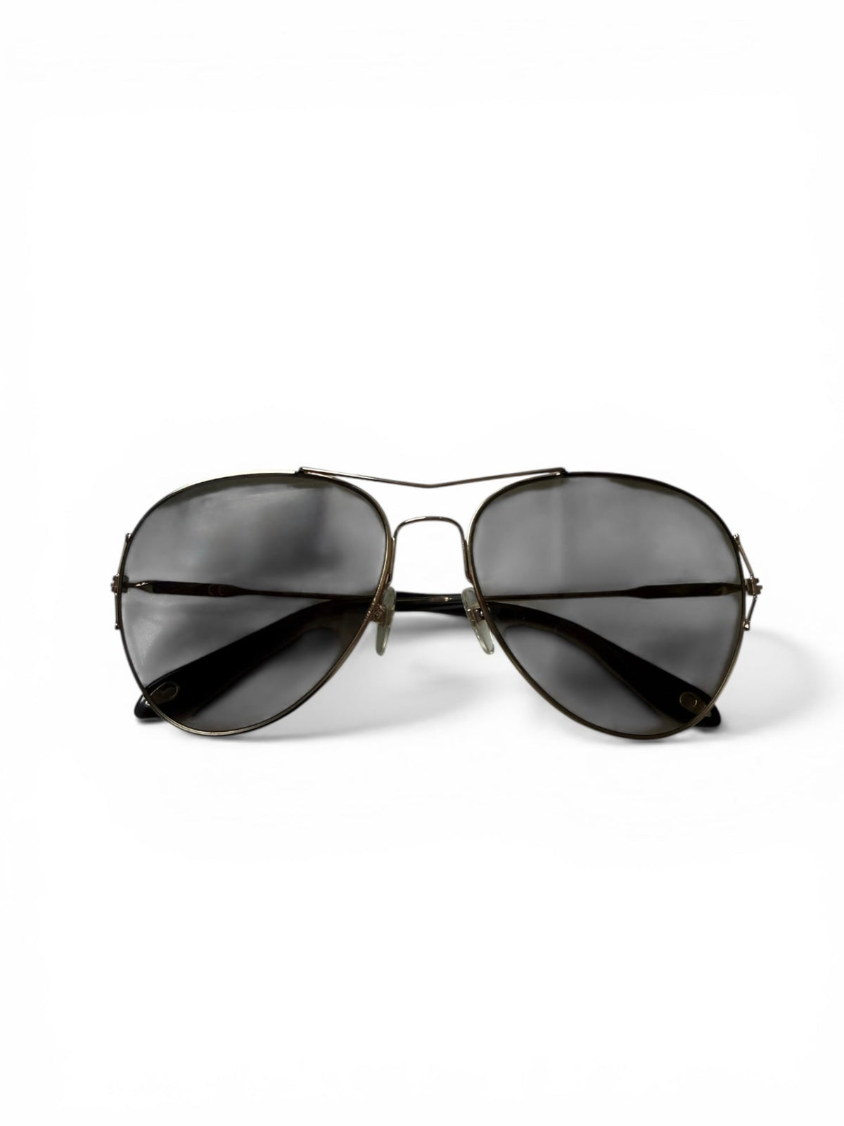 Givenchy Aviator Style Gold Tone Sunglasses