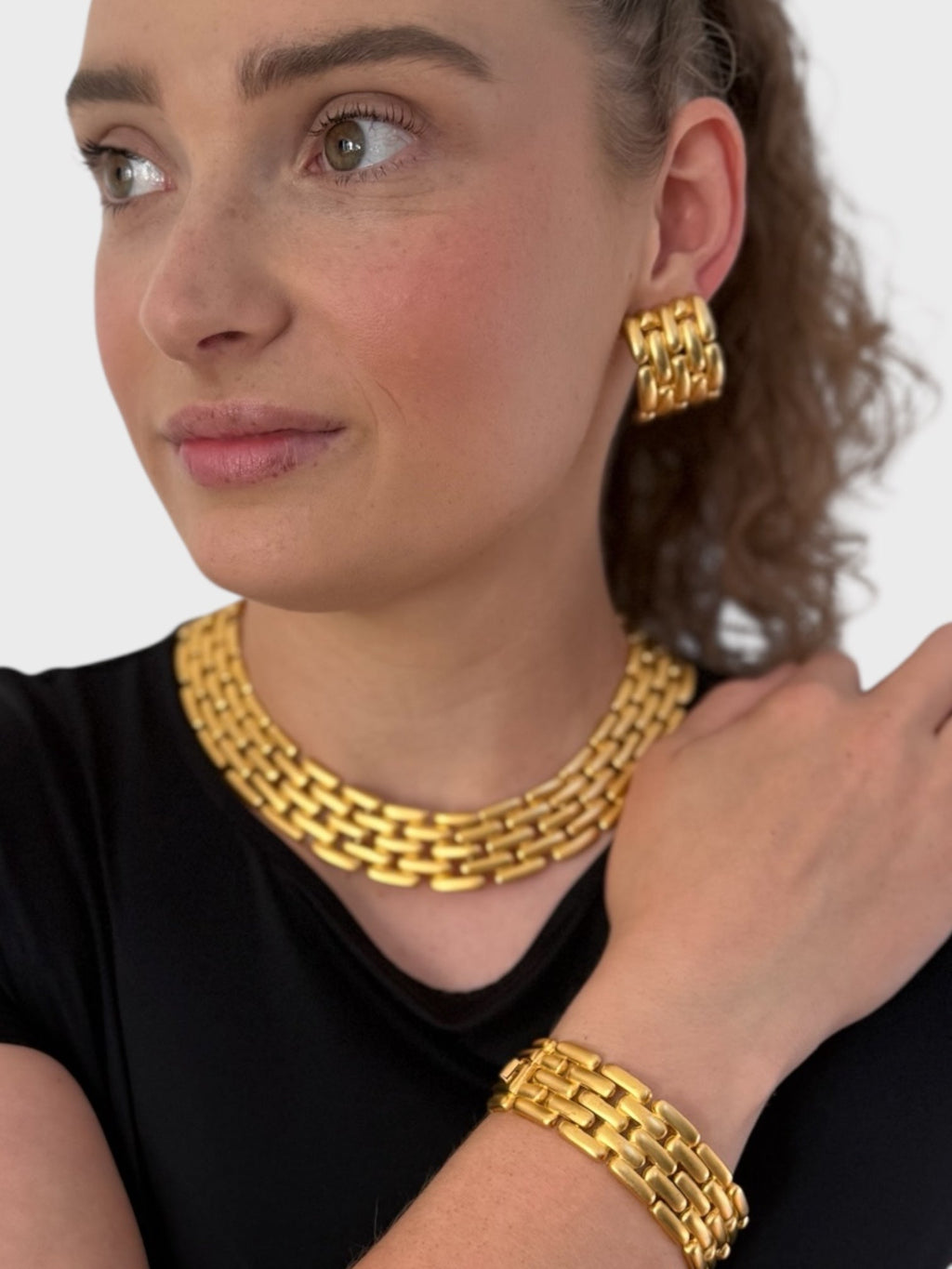 Givenchy Necklace, Bracelet and Earrings Set