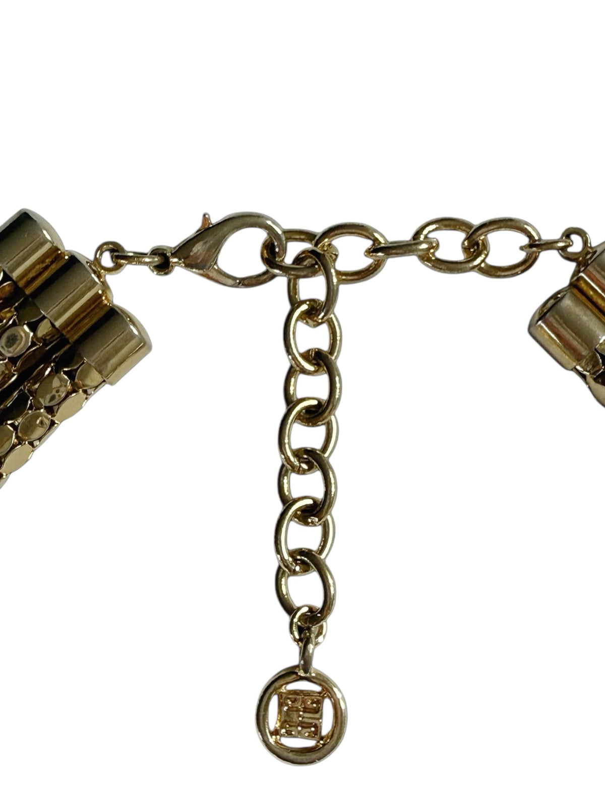 Givenchy Gold Tone Triple Strand Necklace