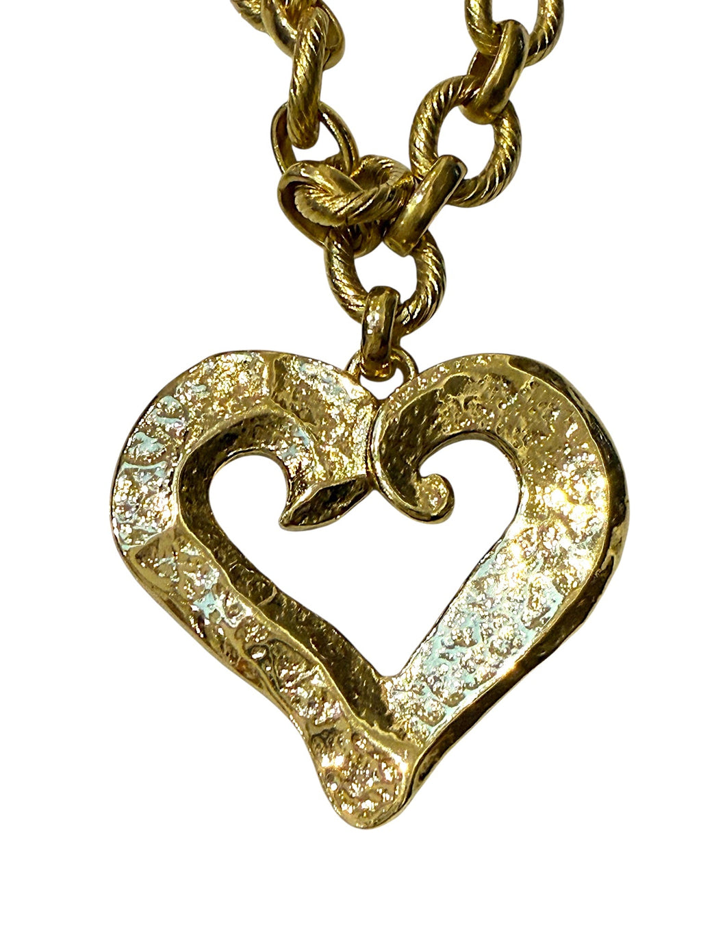 Lacroix “Atomic Heart” Gold Plated Charm Bracelet