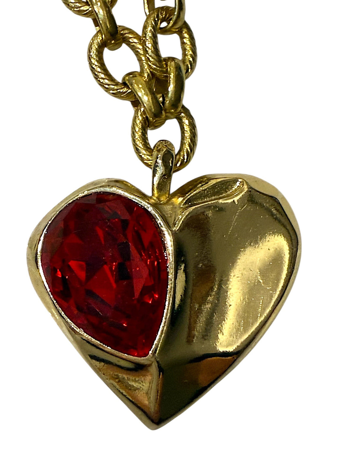 Lacroix “Atomic Heart” Gold Plated Charm Bracelet