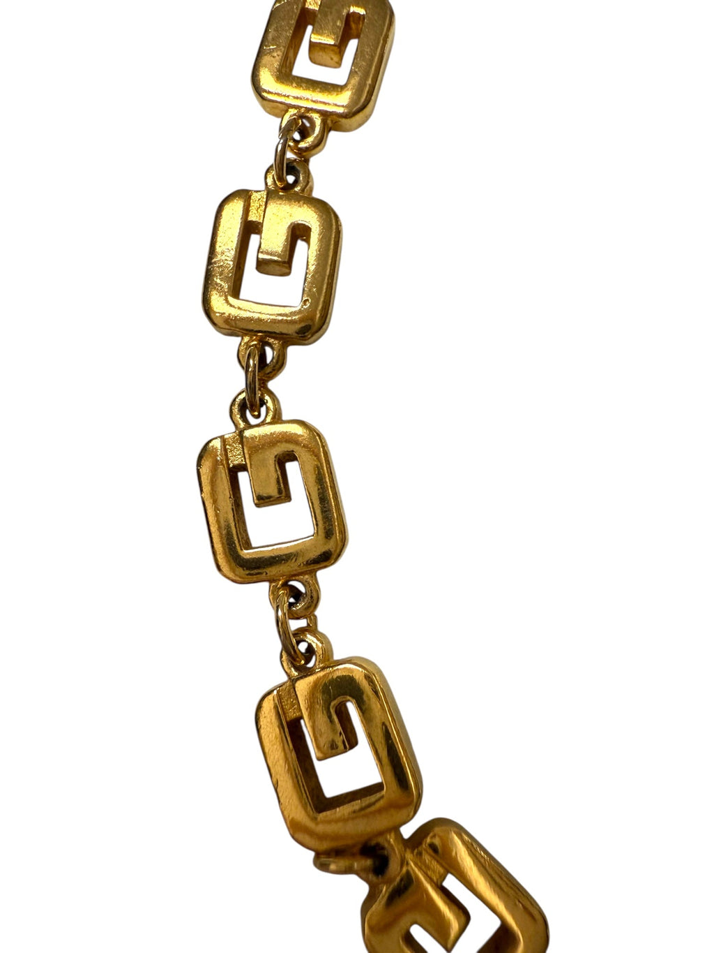 Givenchy Gold Plated Link Choker Necklace