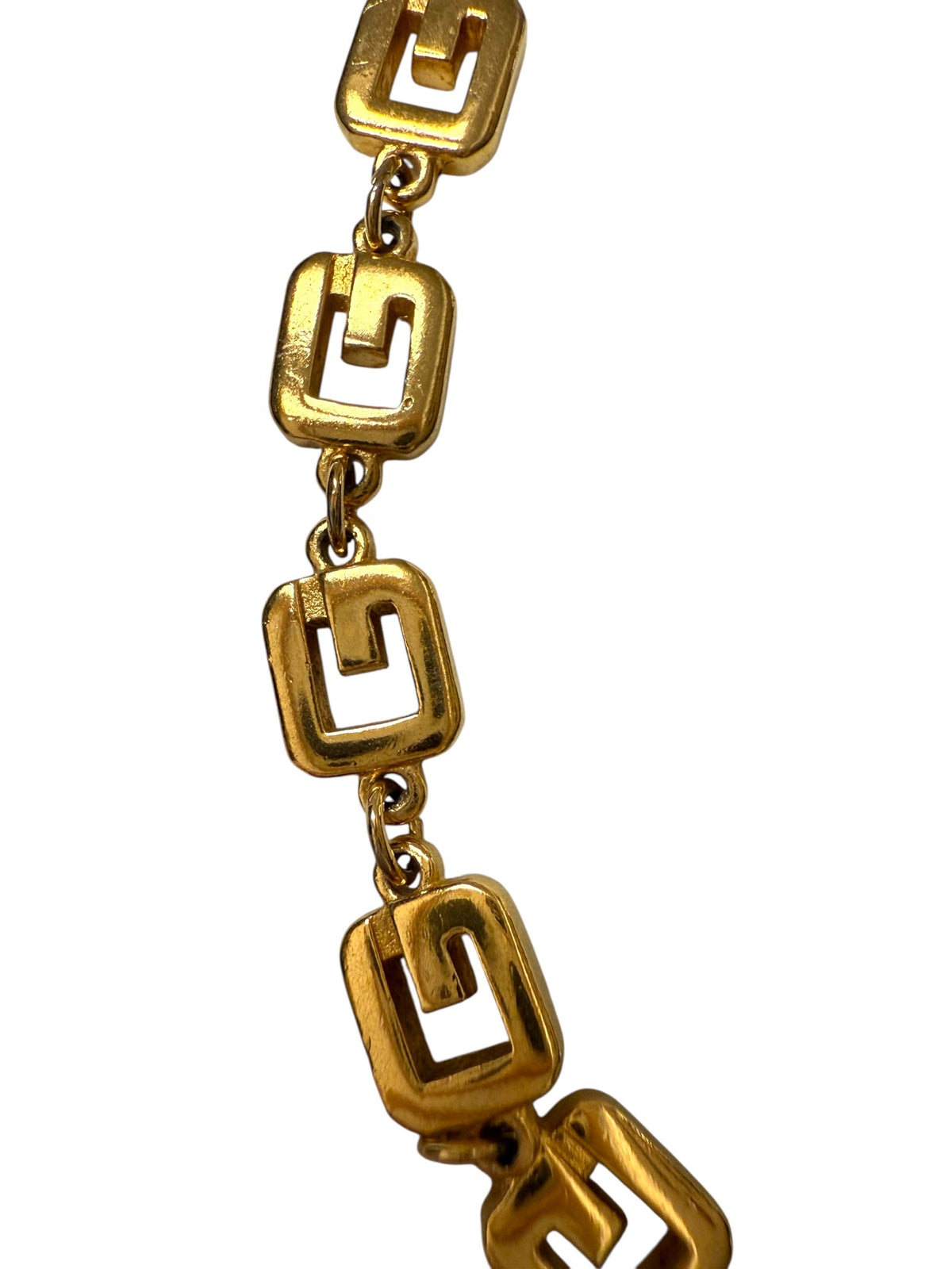 Givenchy Gold Plated Link Choker Necklace