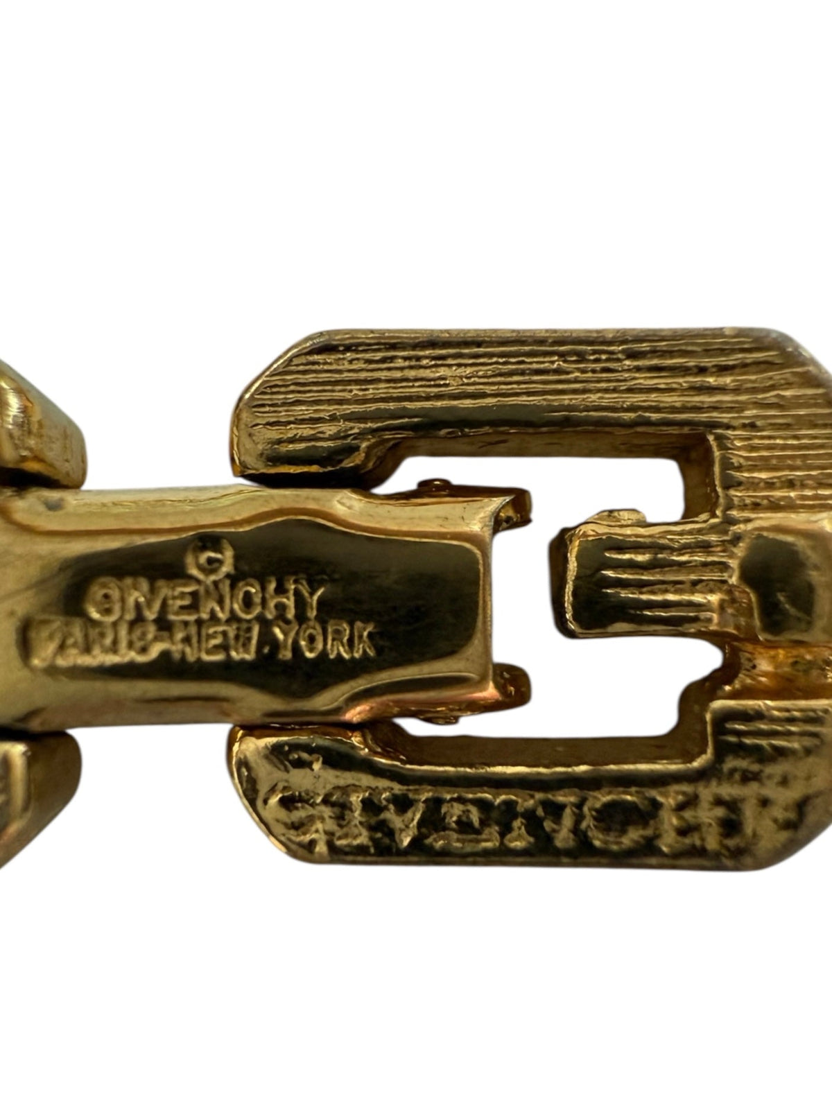 Givenchy Gold Plated Link Choker Necklace