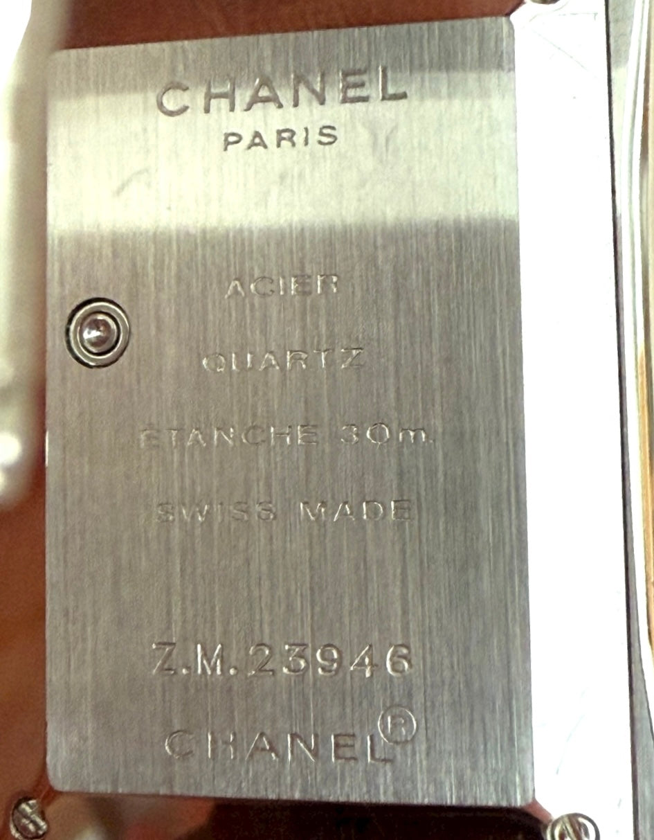 Chanel Chocolate H0934 Digital Quartz Watch Stainless Steel