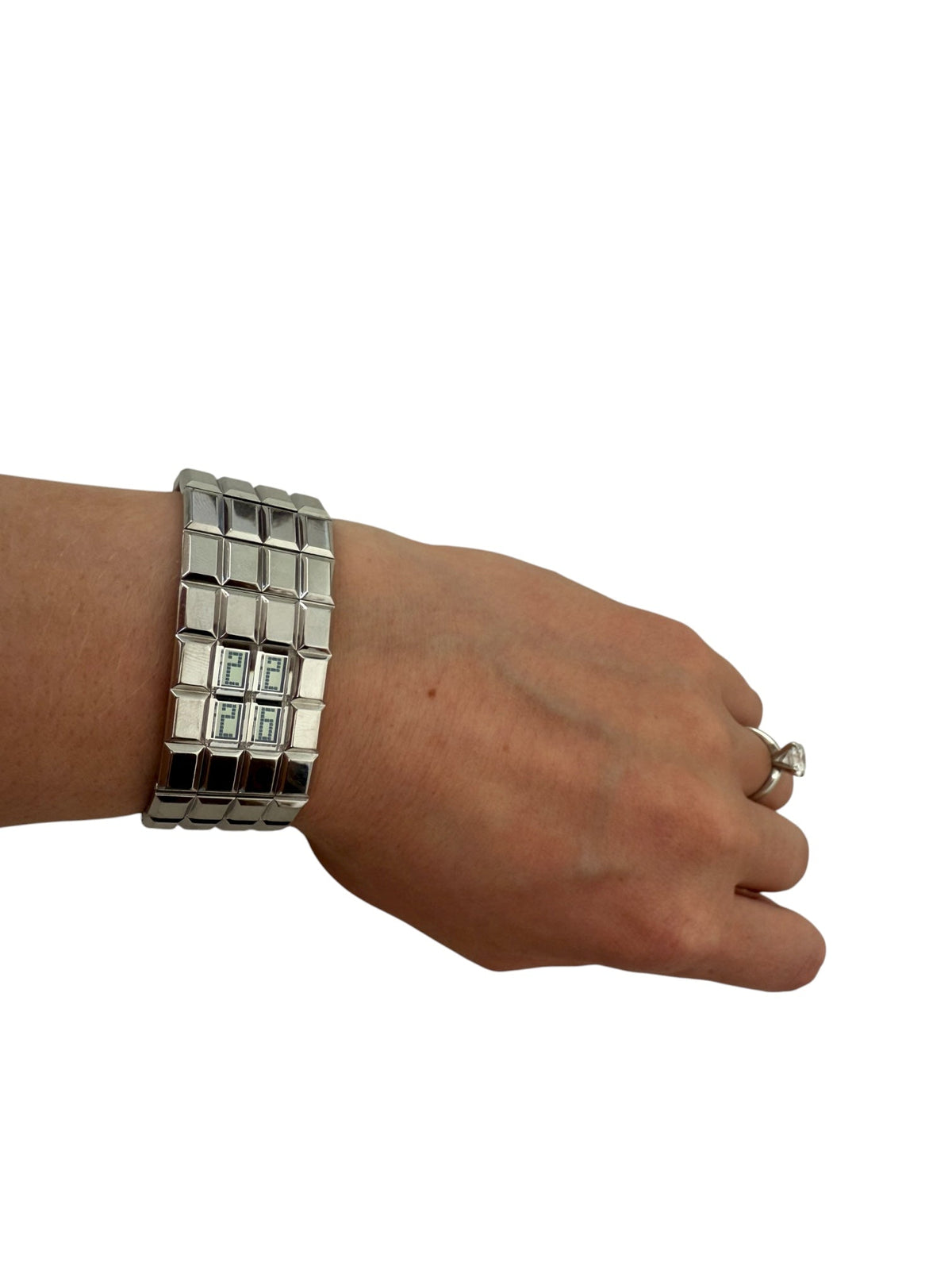 Chanel Chocolate H0934 Digital Quartz Watch Stainless Steel