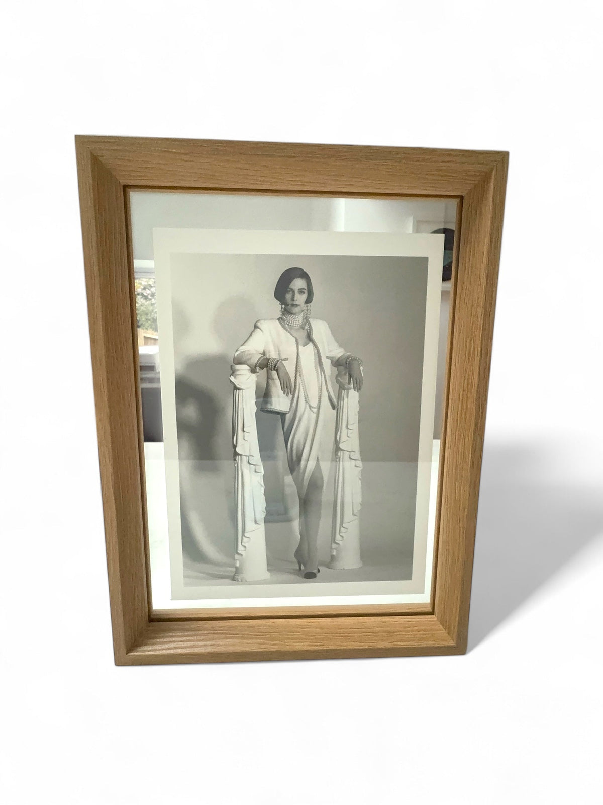 Chanel Set of Six Framed Original Black and White Marketing Prints from 1990