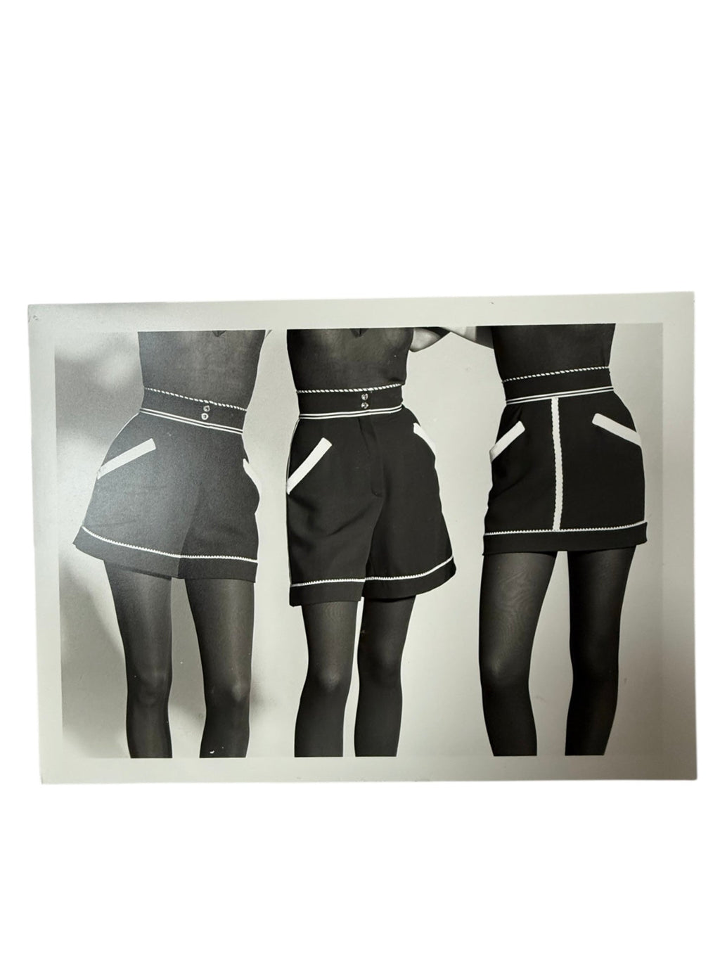 Chanel Set of Six Framed Original Black and White Marketing Prints from 1990