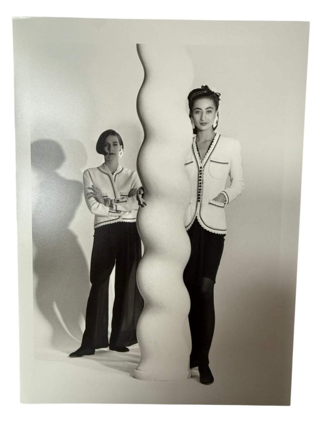 Chanel Set of Six Framed Original Black and White Marketing Prints from 1990