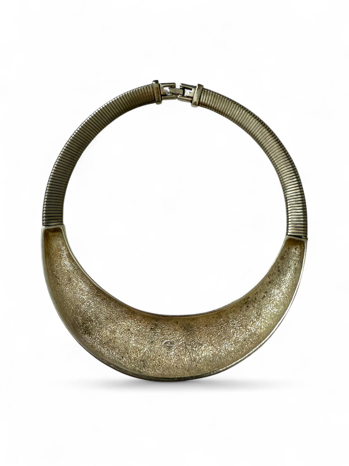 Givenchy Silver Plated Serpentine Chain Choker