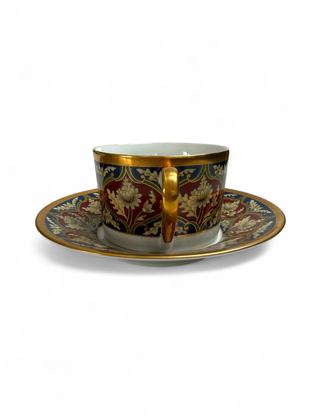 Dior “Tabriz” Design Two Flat Cup and Saucer Sets
