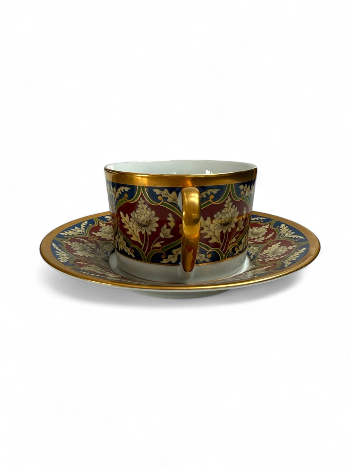 Dior “Tabriz” Design Two Flat Cup and Saucer Sets
