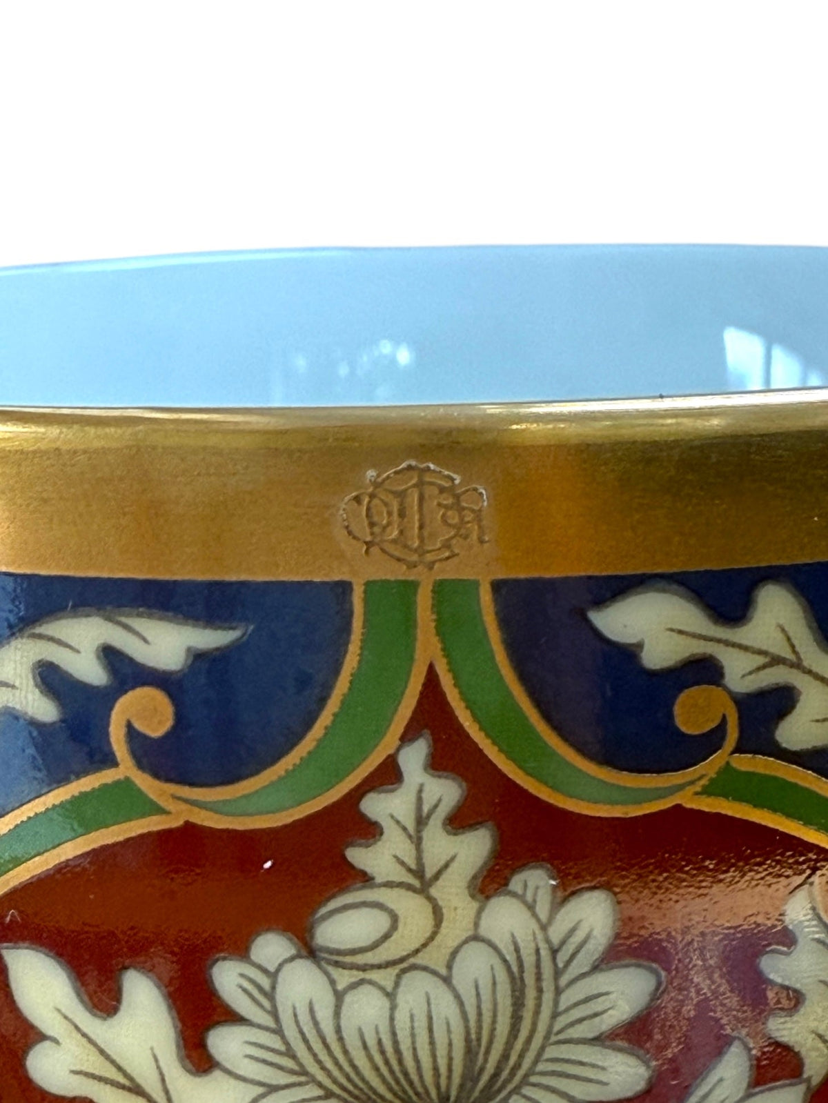 Dior “Tabriz” Design Two Flat Cup and Saucer Sets