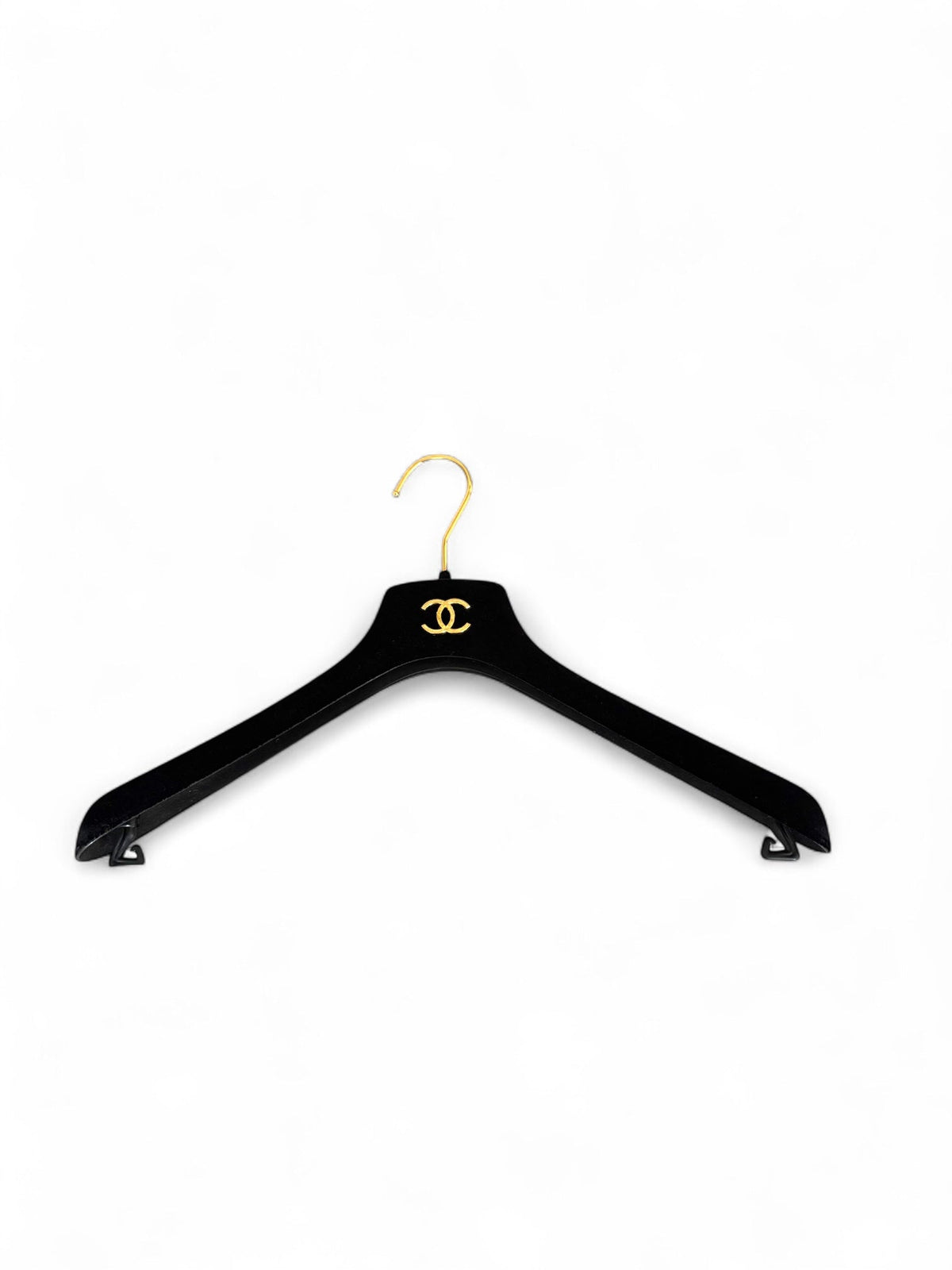 Chanel Black Wool Dress with Thick Embossed Belt