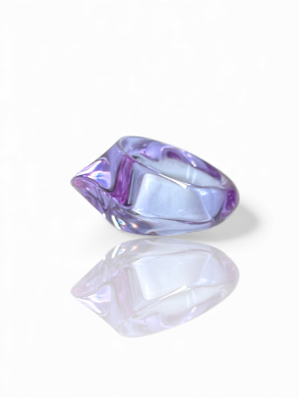 Baccarat Purple Crystal Ring