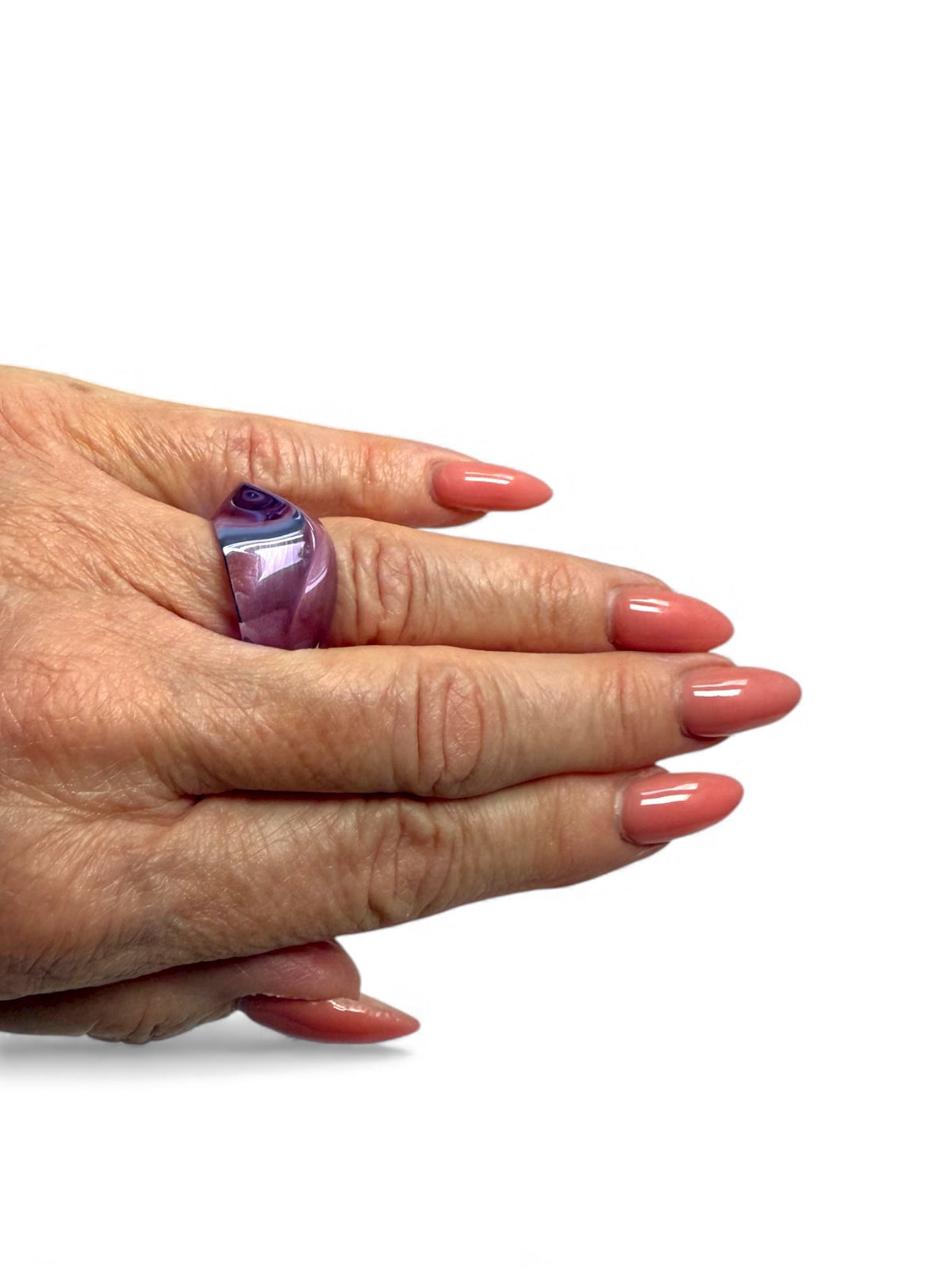 Baccarat Purple Crystal Ring
