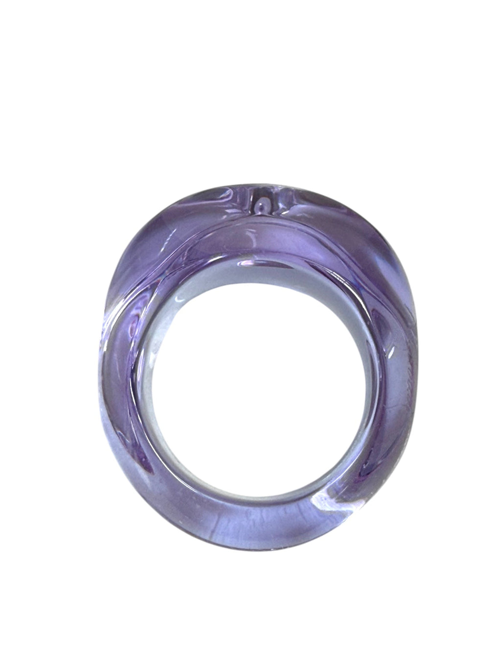 Baccarat Purple Crystal Ring