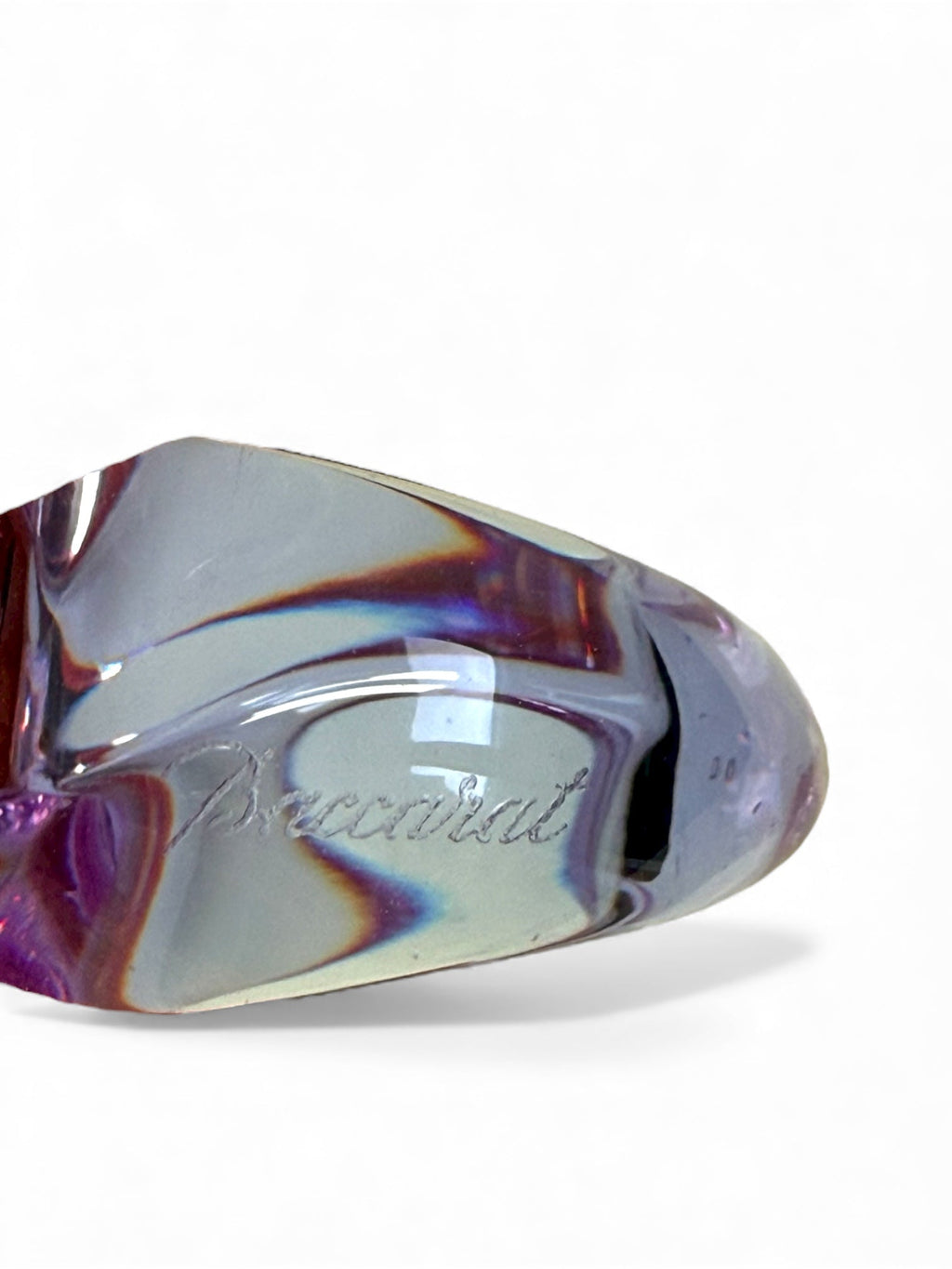 Baccarat Purple Crystal Ring