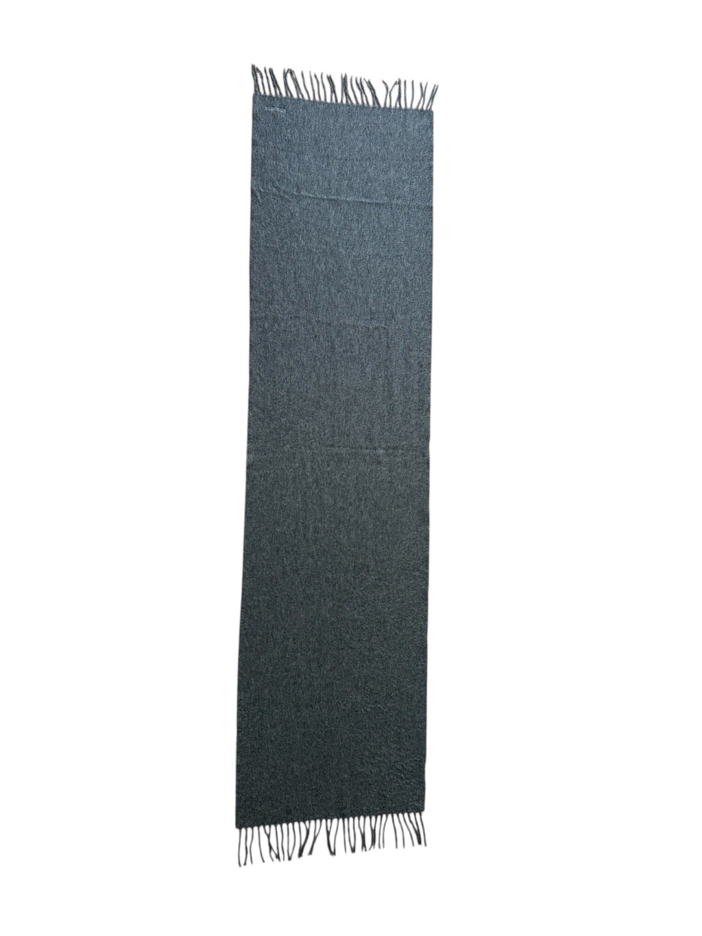 Hermès Anthracite Grey Long Cashmere and Silk Scarf