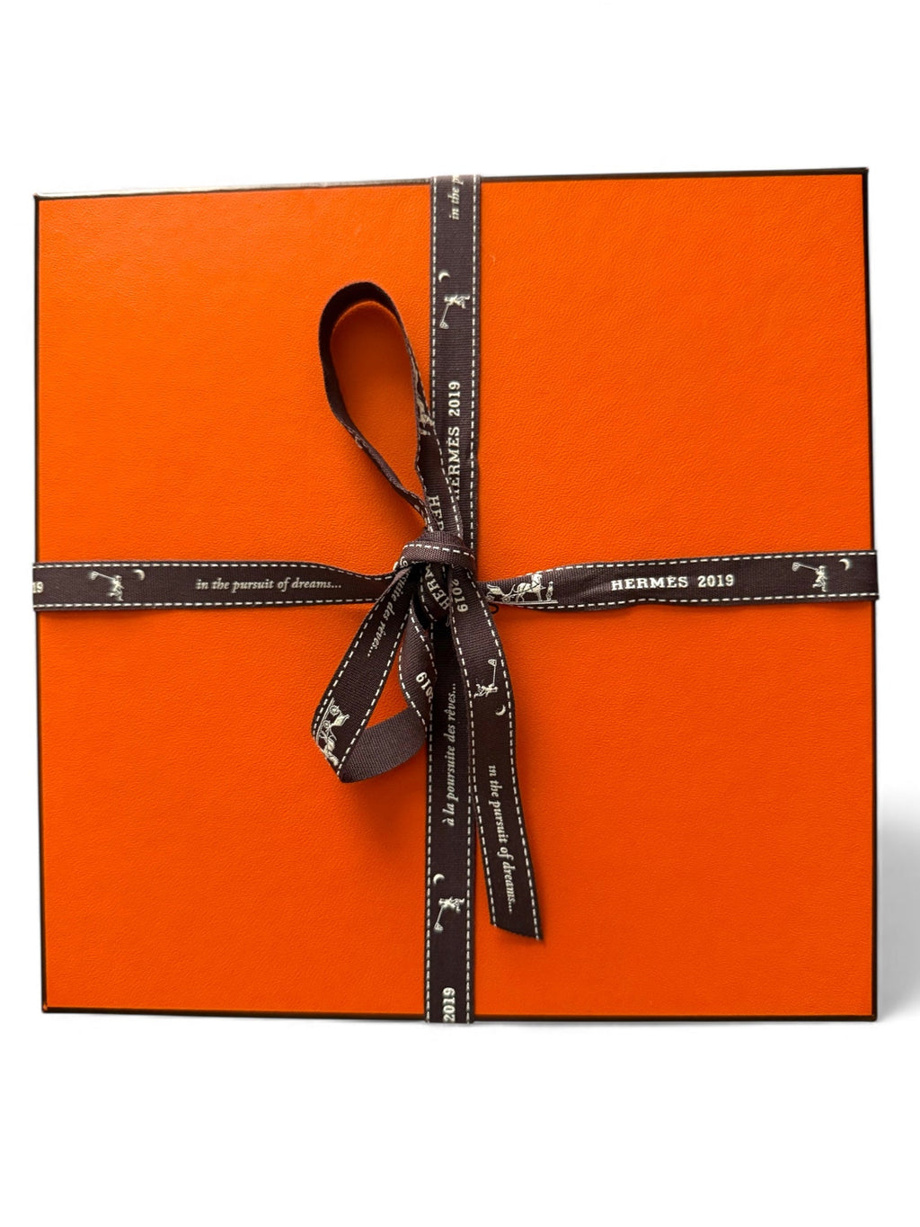 Hermès Carré 55 Bouclerie Moderne Navy Silk Scarf With Box