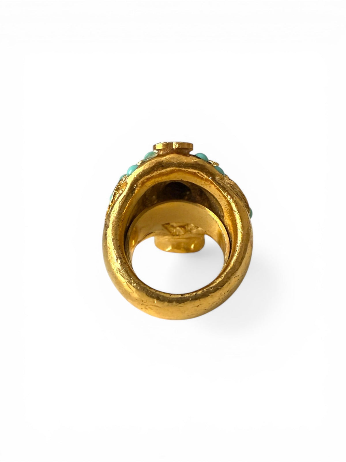 Chanel Lion Head Cocktail Ring
