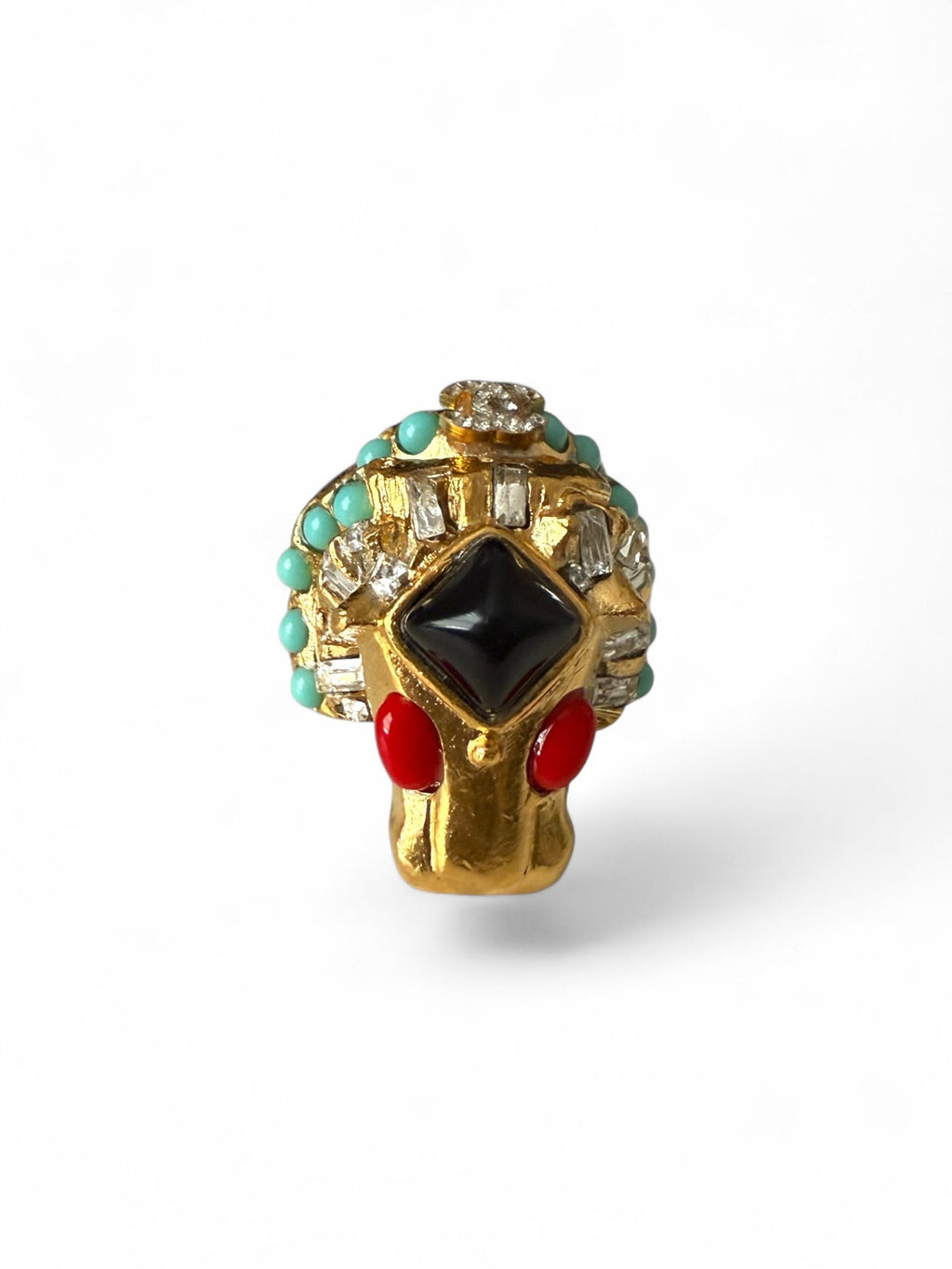 Chanel Lion Head Cocktail Ring