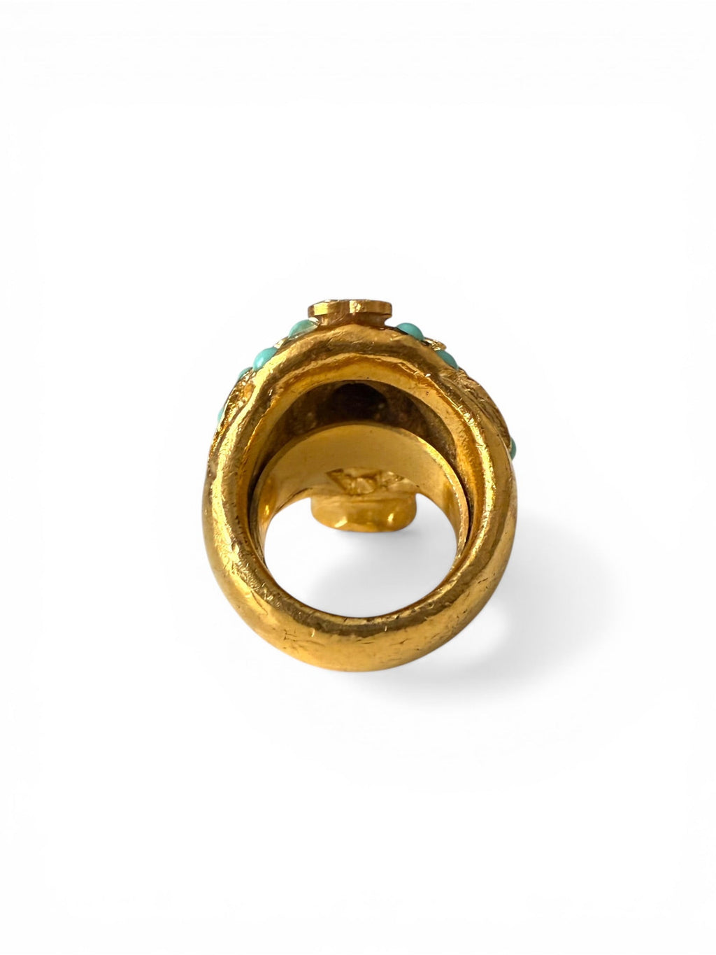 Chanel Lion Head Cocktail Ring