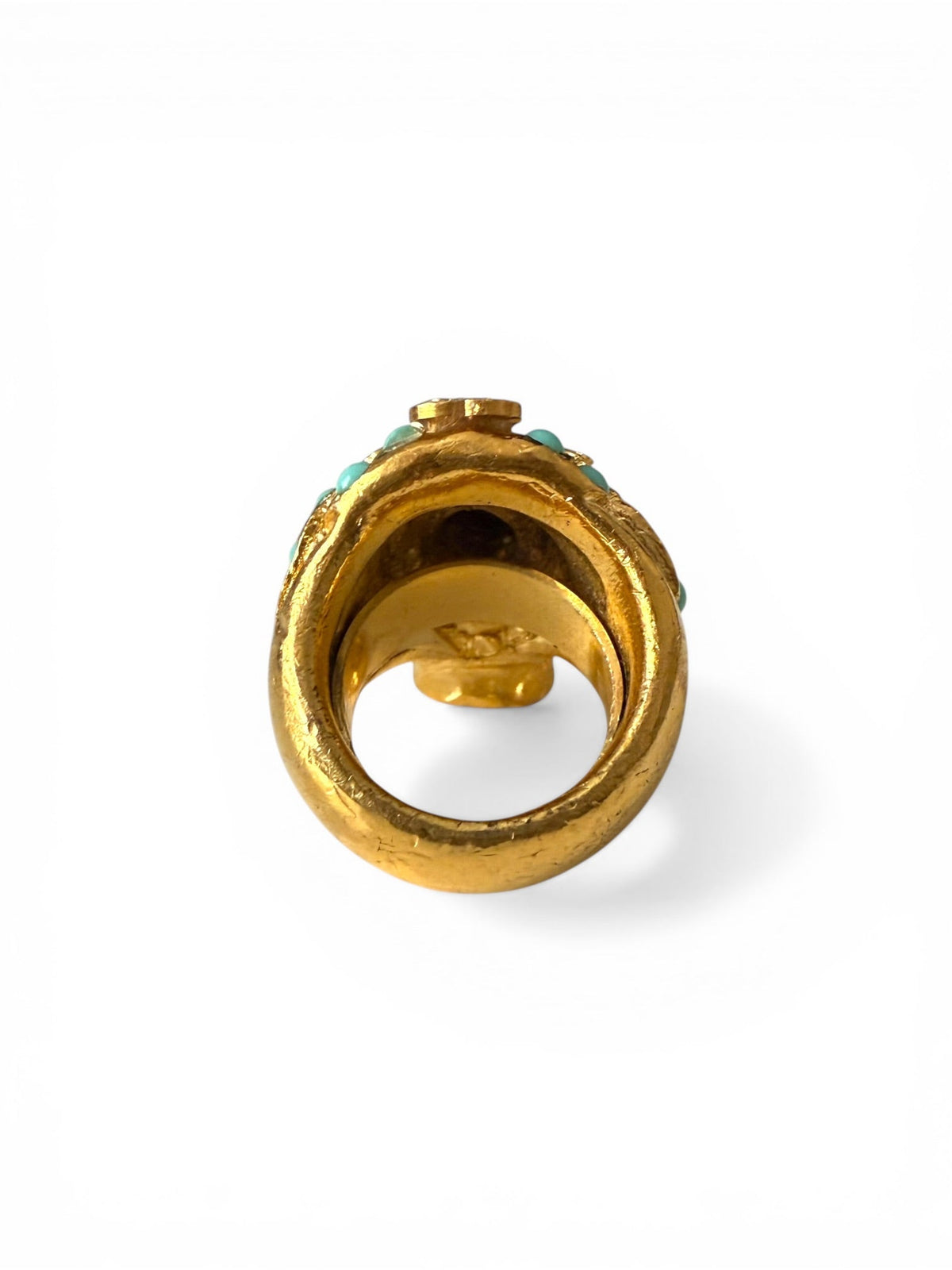 Chanel Lion Head Cocktail Ring