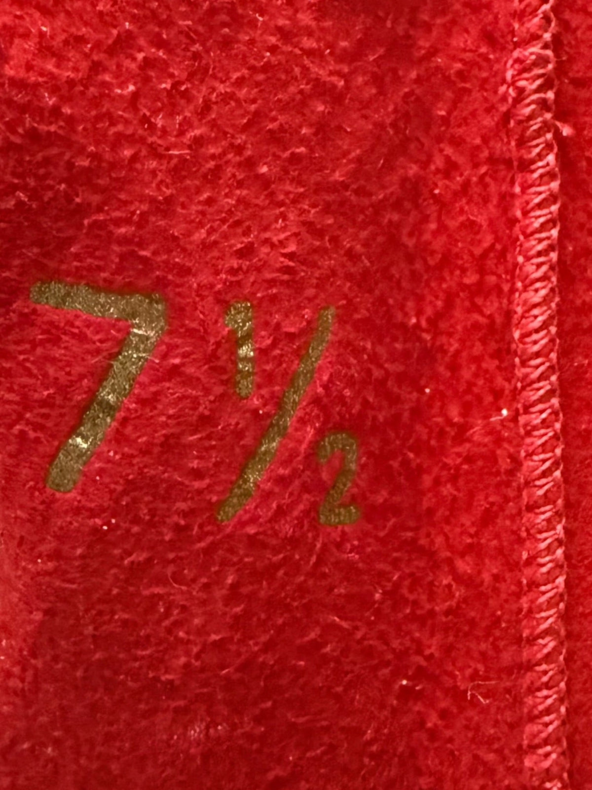 Hermès Lipstick Red Lambskin Gloves With Gold Chain Detail